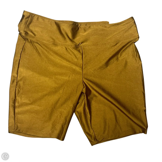 Athletic Shorts By Torrid In Gold, Size: 22