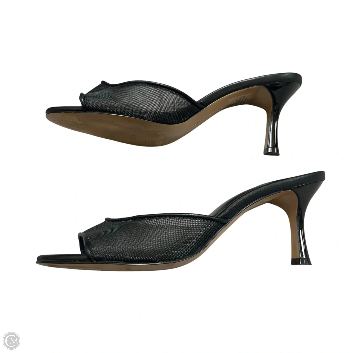 Sandals Heels Kitten By Mix No 6 In Black, Size: 7.5