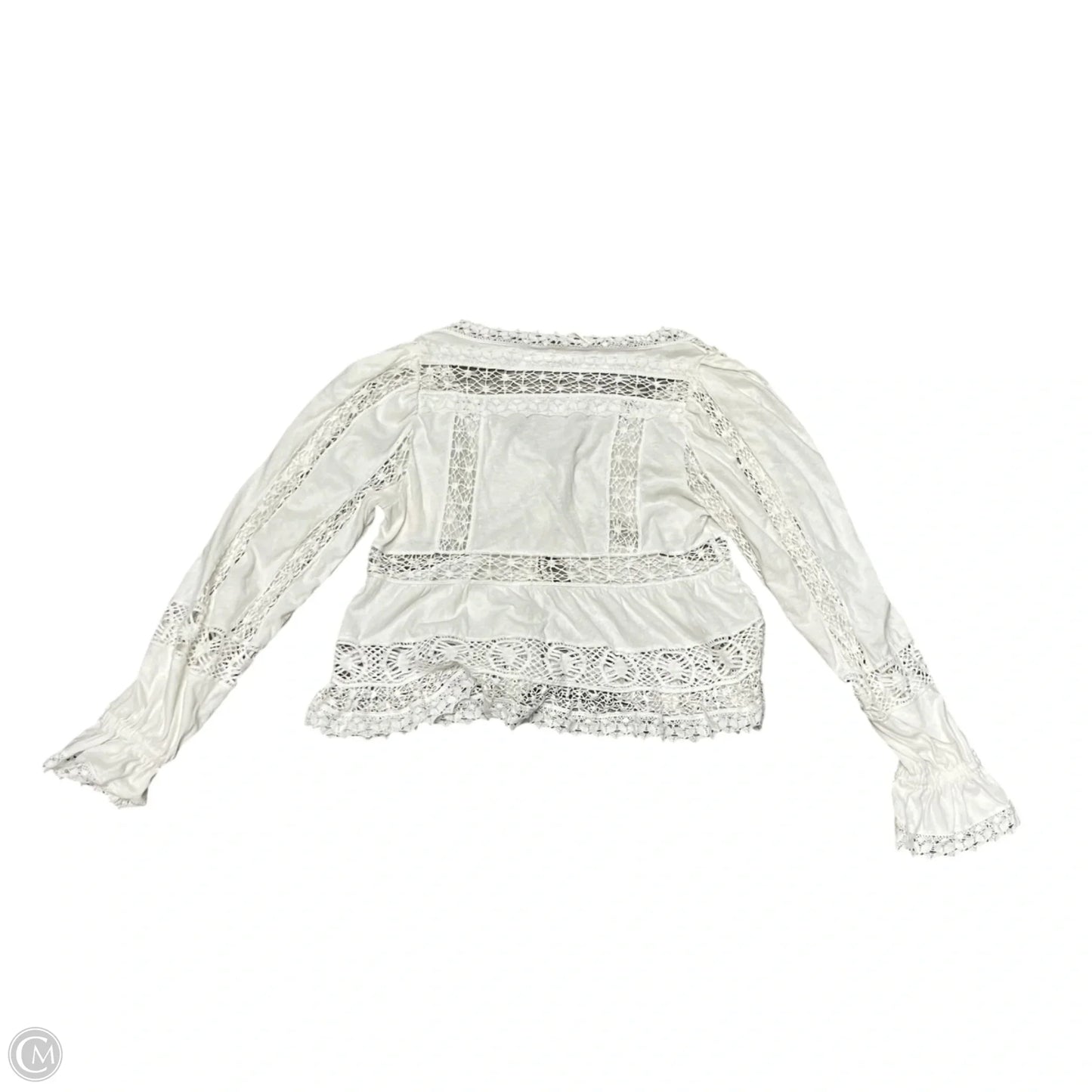 Top Long Sleeve By Free People In White, Size: S