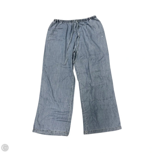 Pants Wide Leg By Velvet Heart In Blue Denim, Size: 12