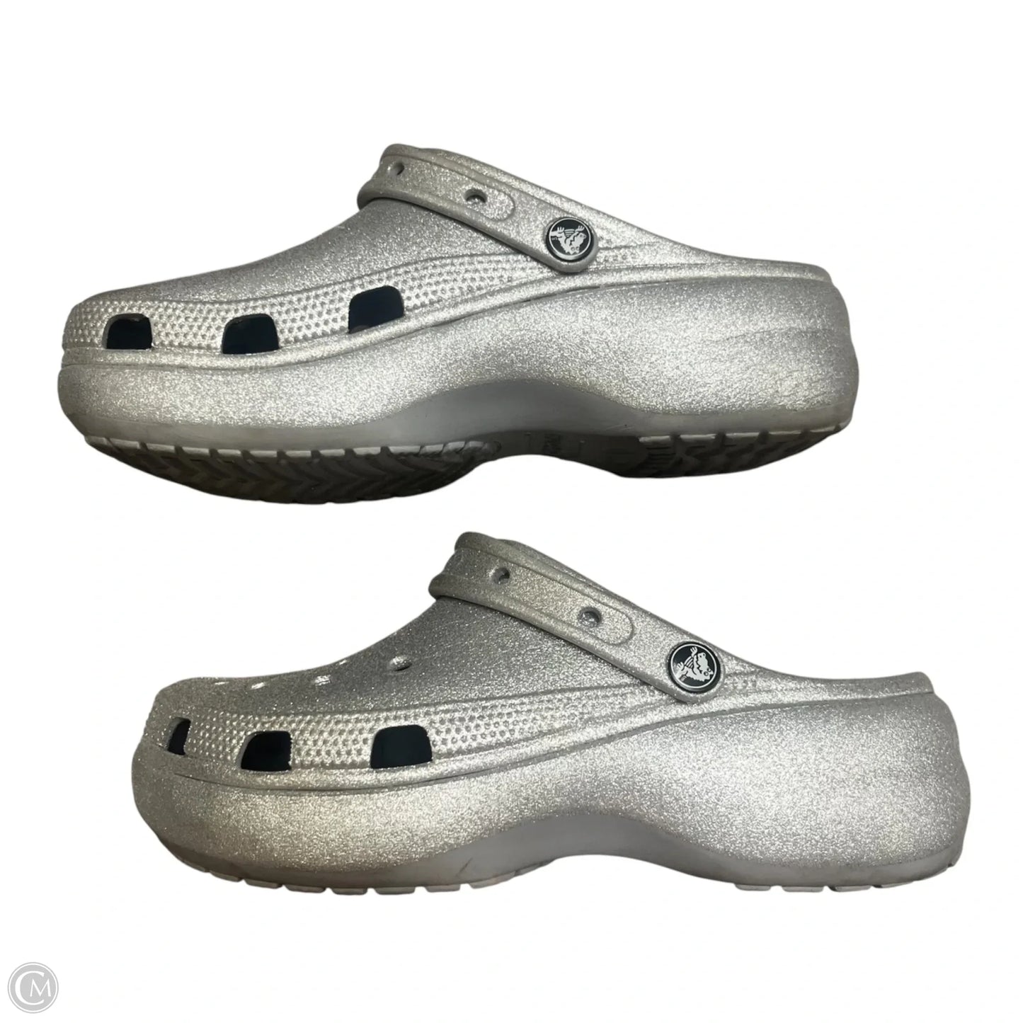 Slippers By Crocs In Grey, Size: 10