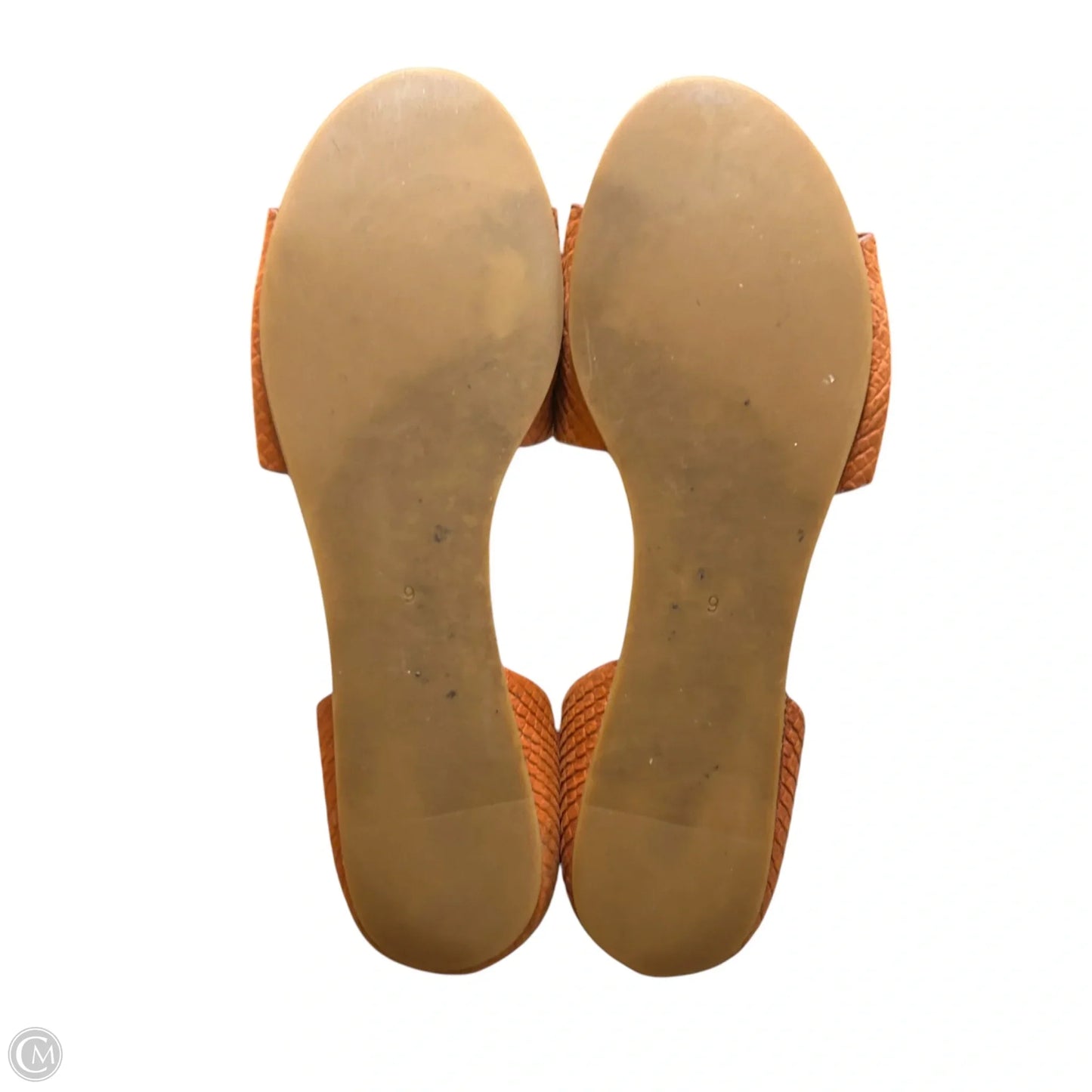 Sandals Flats By Madewell In Orange, Size: 9