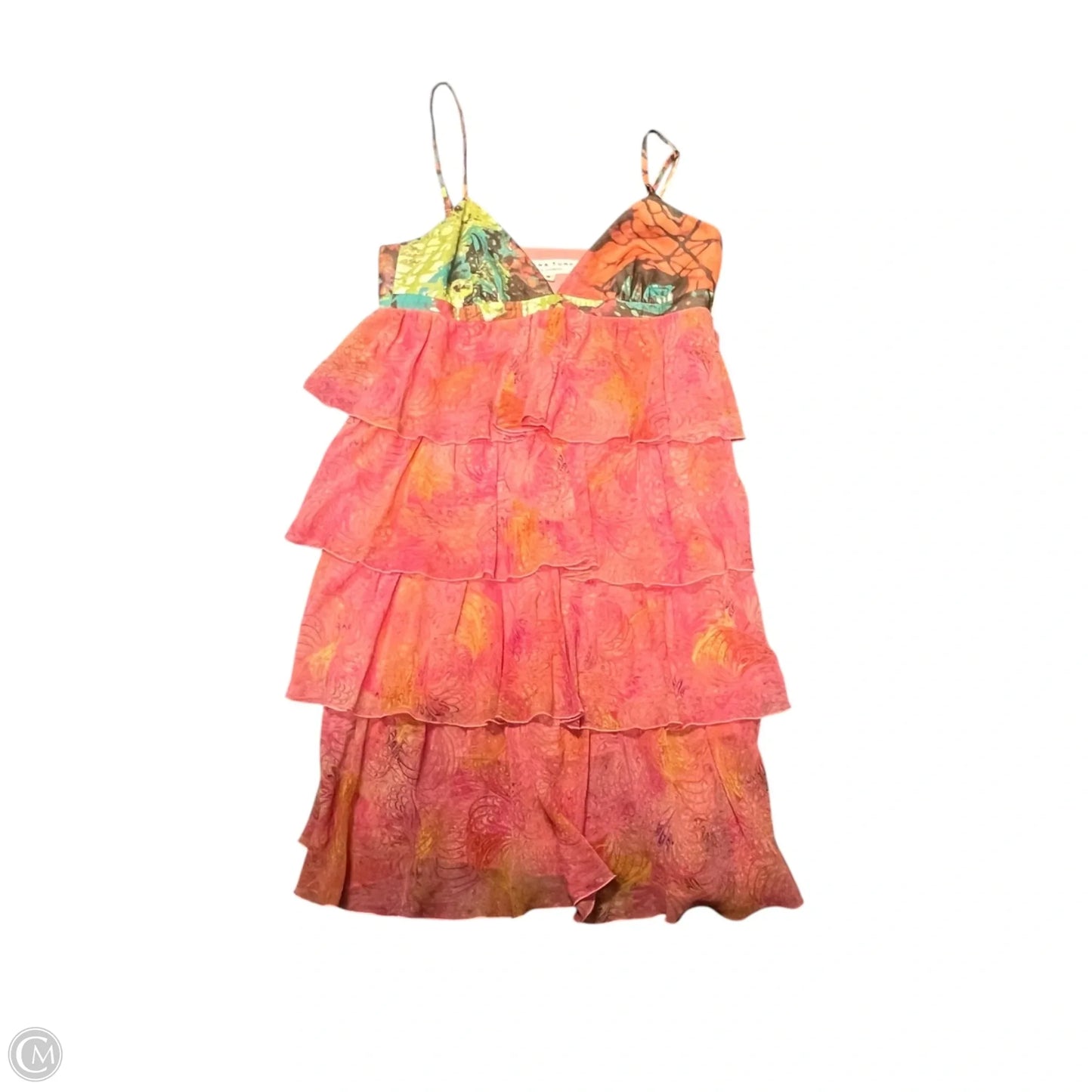 Dress Casual Short By Trina Turk In Coral, Size: S
