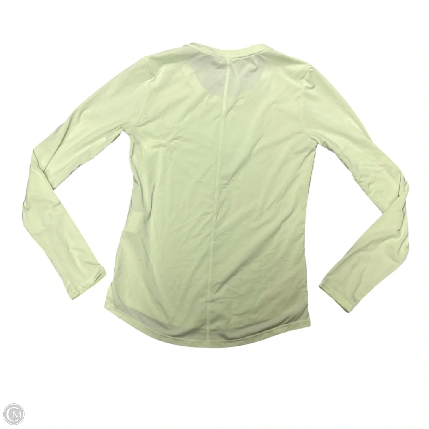 Athletic Top Long Sleeve Crewneck By Nike In Green, Size: Xs