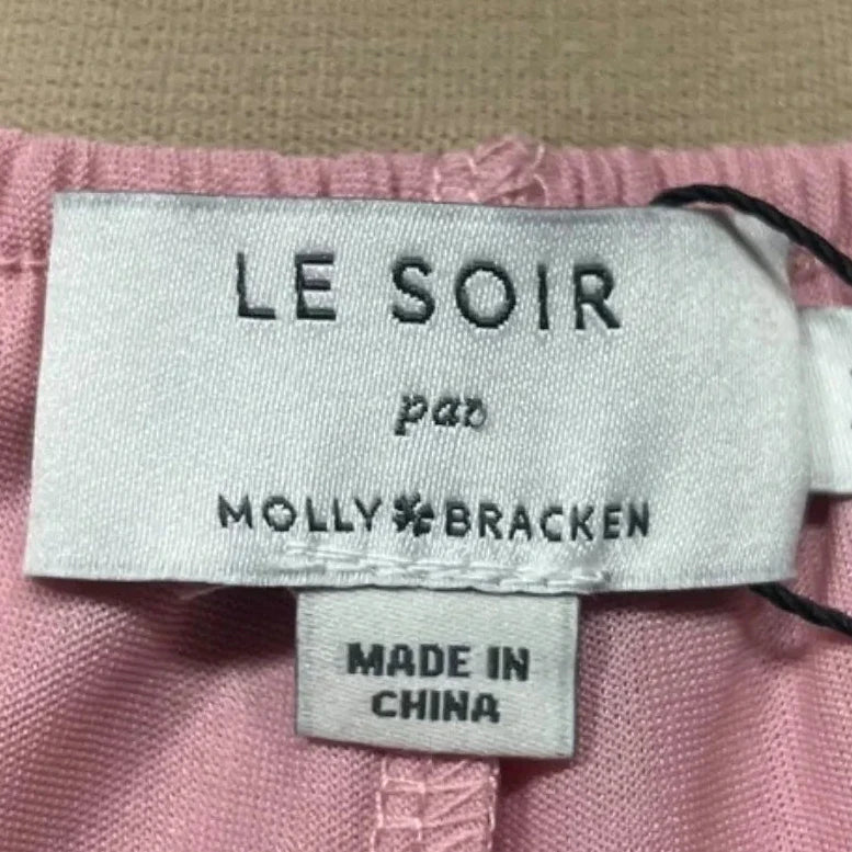 Skirt Maxi By Molly Bracken In Gold & Pink, Size: 4