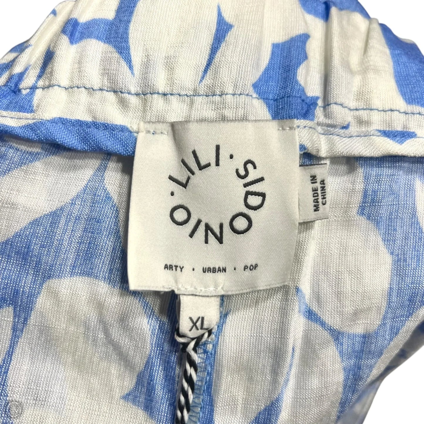 Pants Set 2pc By Lili Sidonio In Blue & White, Size: Xl