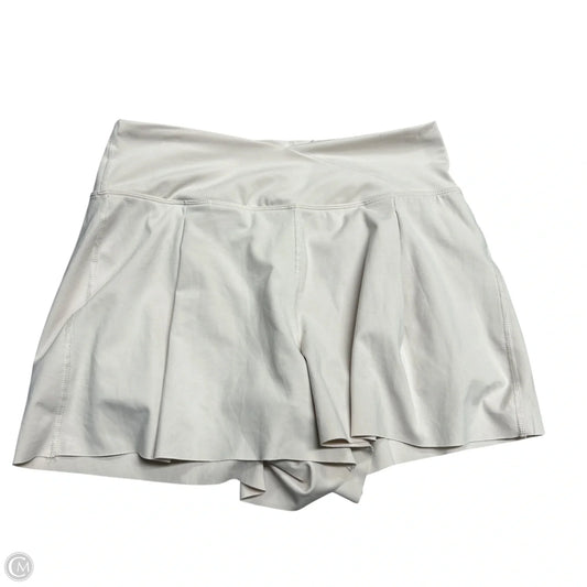 Athletic Skirt By Yogalicious In Tan, Size: 12