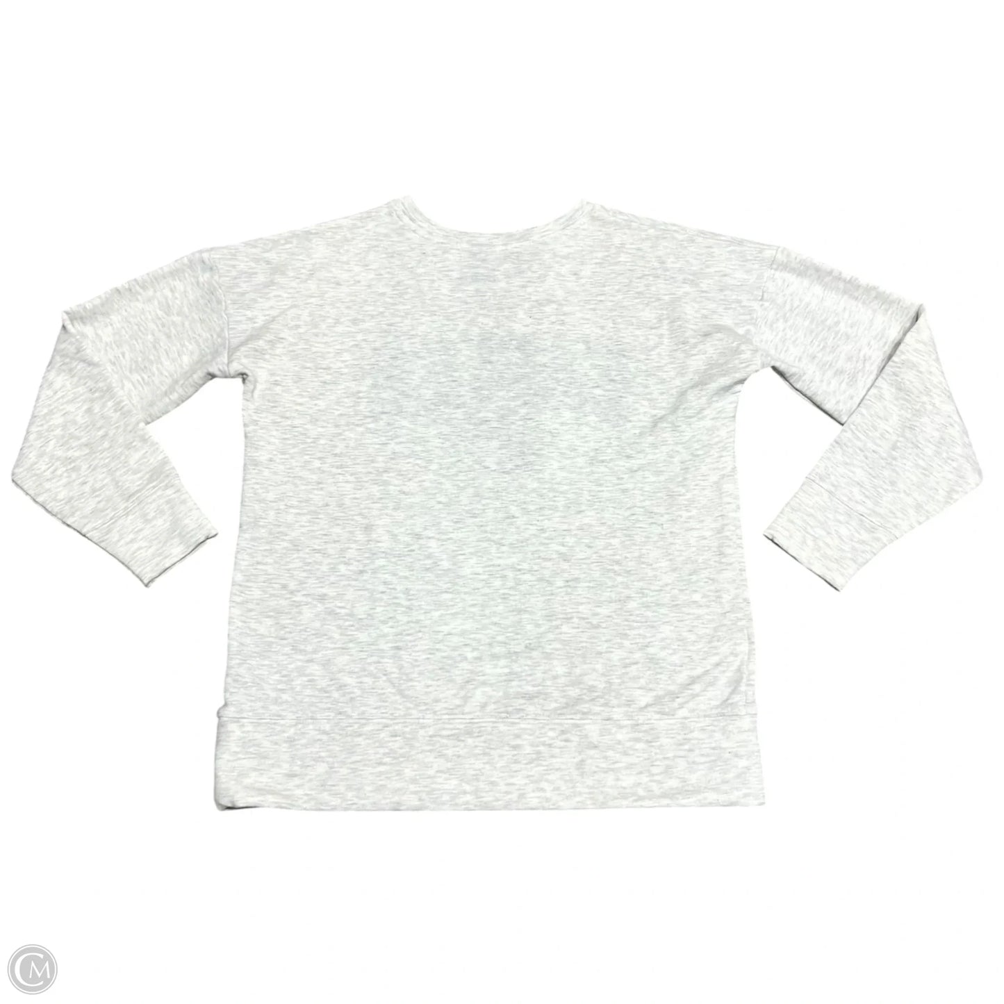 Athletic Sweatshirt Crewneck By Nfl In Green & Grey, Size: S