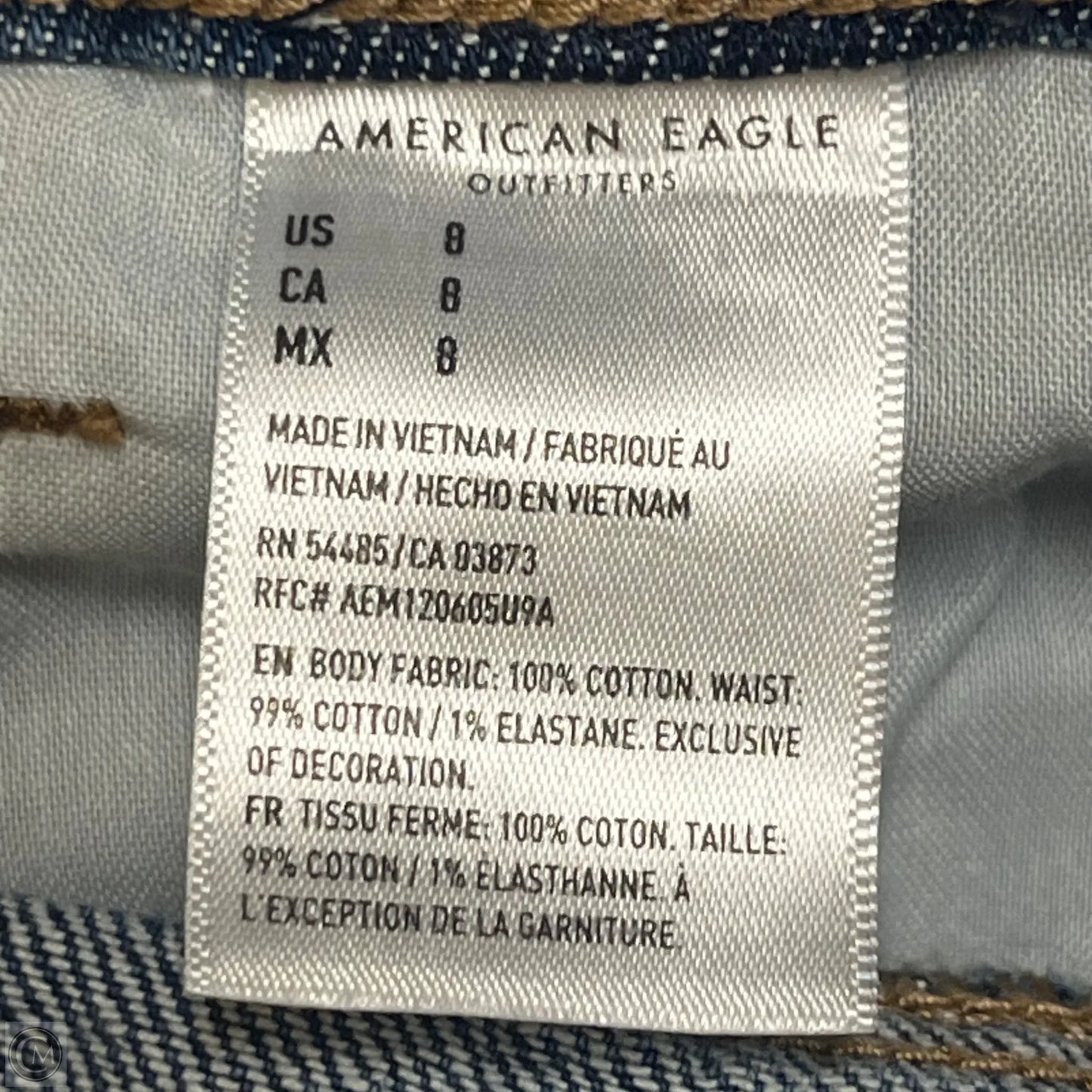Shorts By American Eagle In Blue Denim, Size: 8