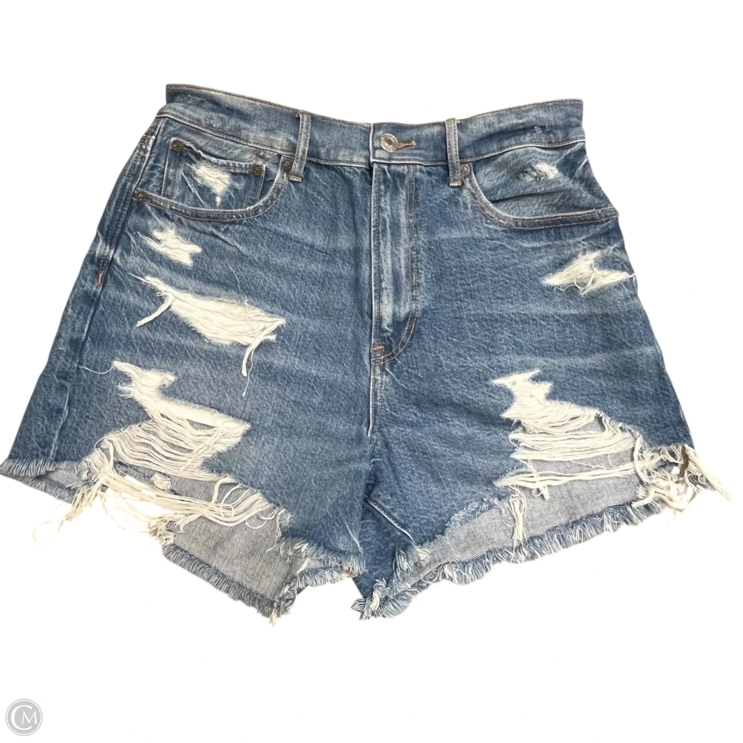 Shorts By American Eagle In Blue Denim, Size: 6