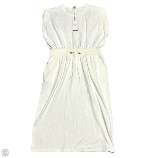 Athletic Dress By Calia In Cream, Size: Xxl