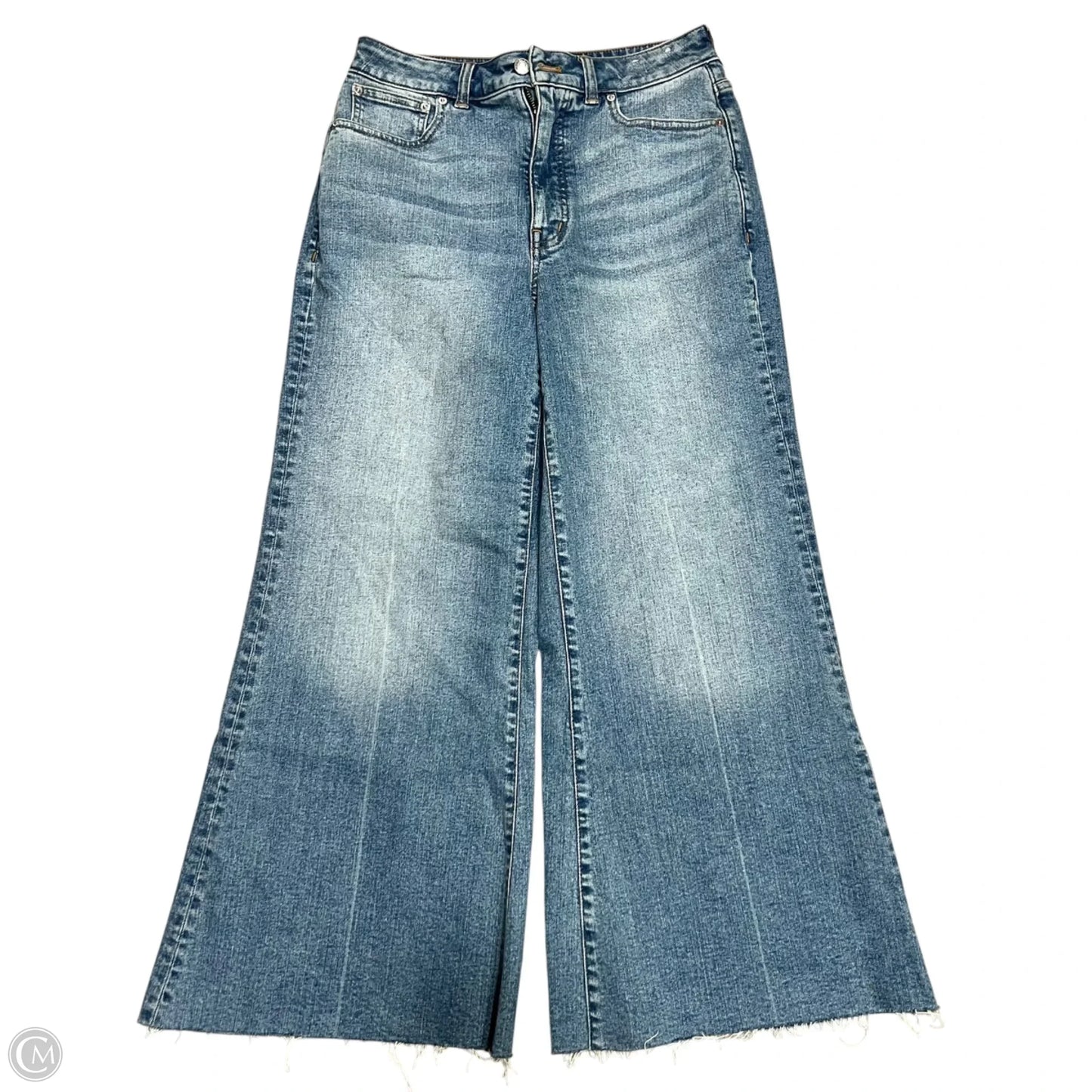 Jeans Flared By Madewell In Blue Denim, Size: 6