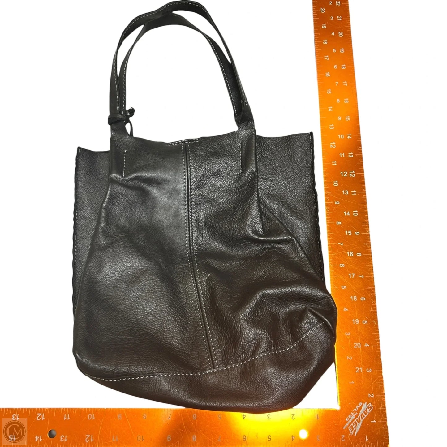 Handbag Leather By Alberta Di Canio, Size: Medium