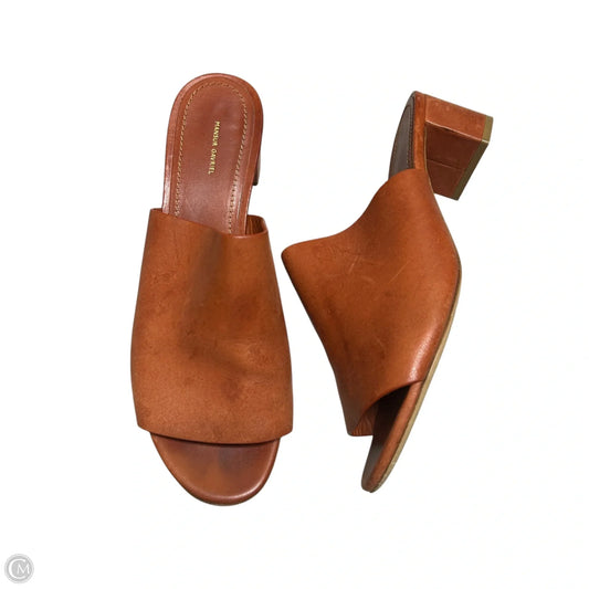 Sandals Designer By Mansur Gavriel In Orange, Size: 9.5