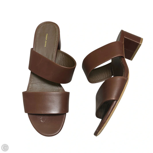 Sandals Designer By Mansur Gavriel In Brown, Size: 9.5