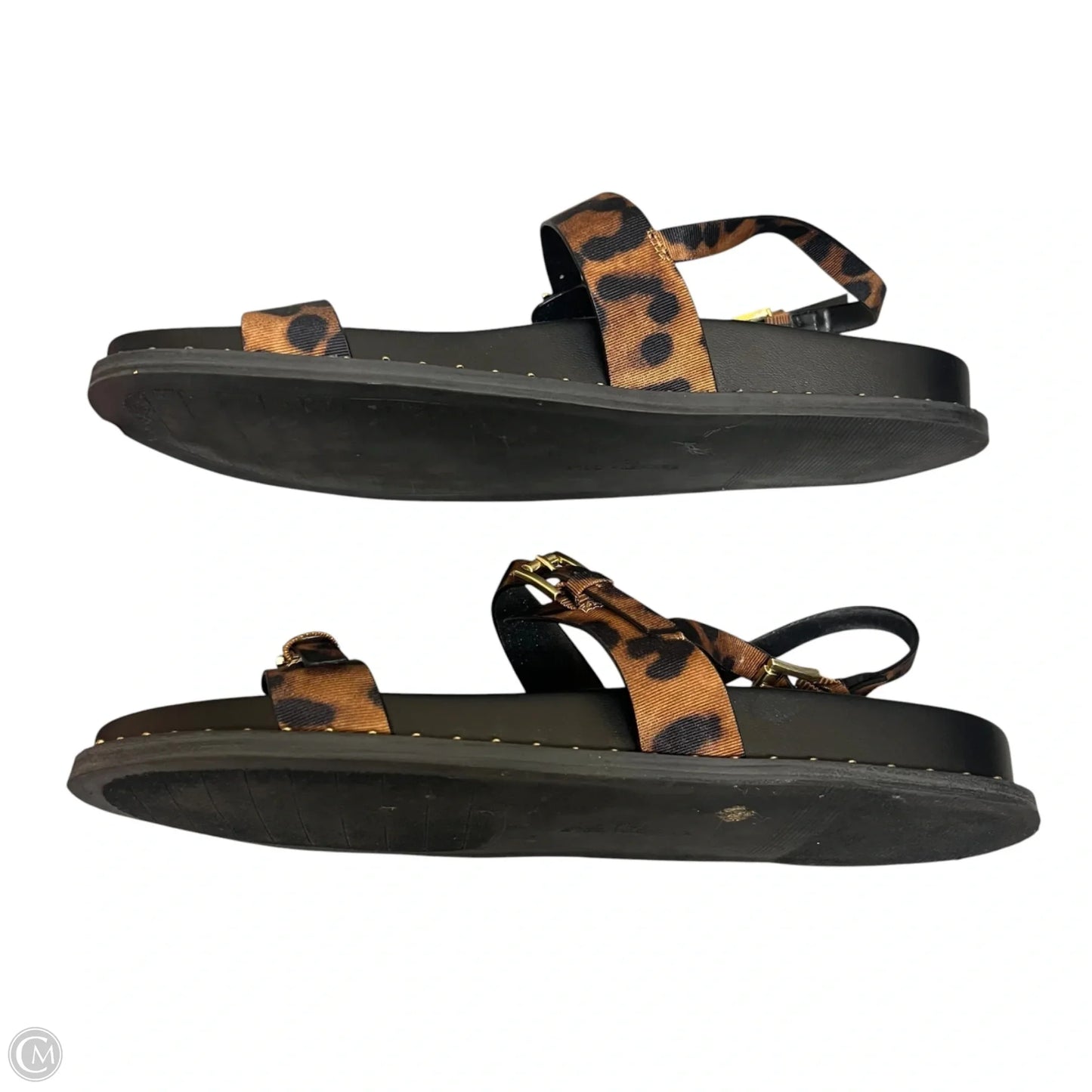 Sandals Flats By Kenneth Cole In Leopard Print, Size: 10