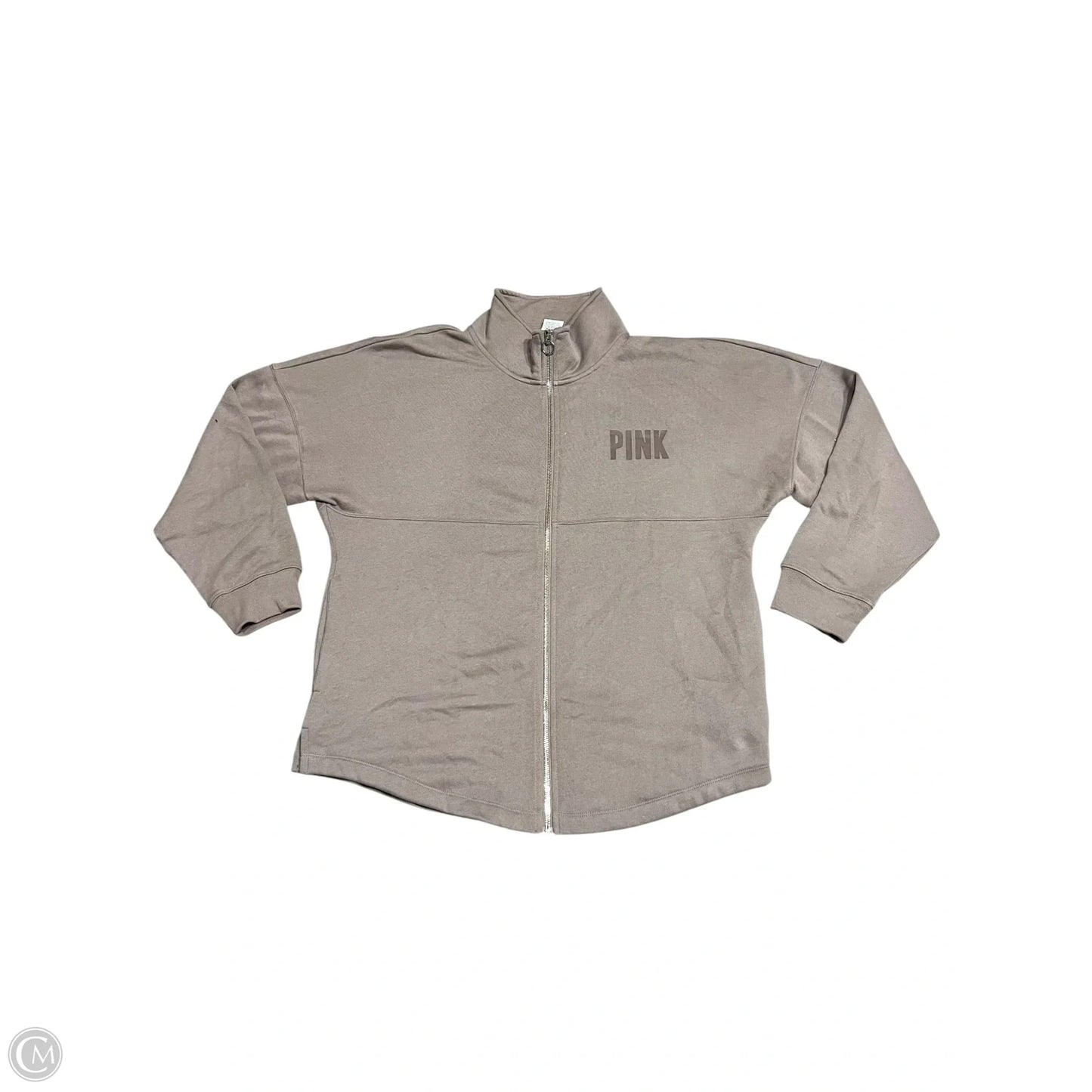 Sweatshirt Collar By Pink In Brown, Size: M