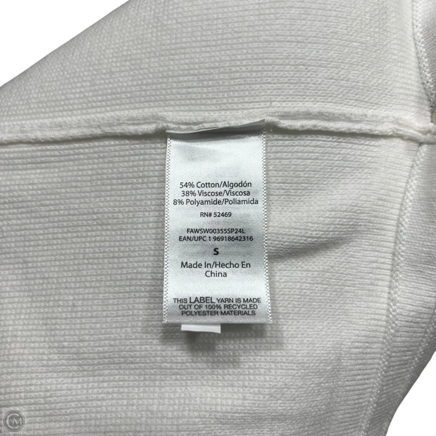 Sweater Cardigan By Free Assembly In Cream, Size: S