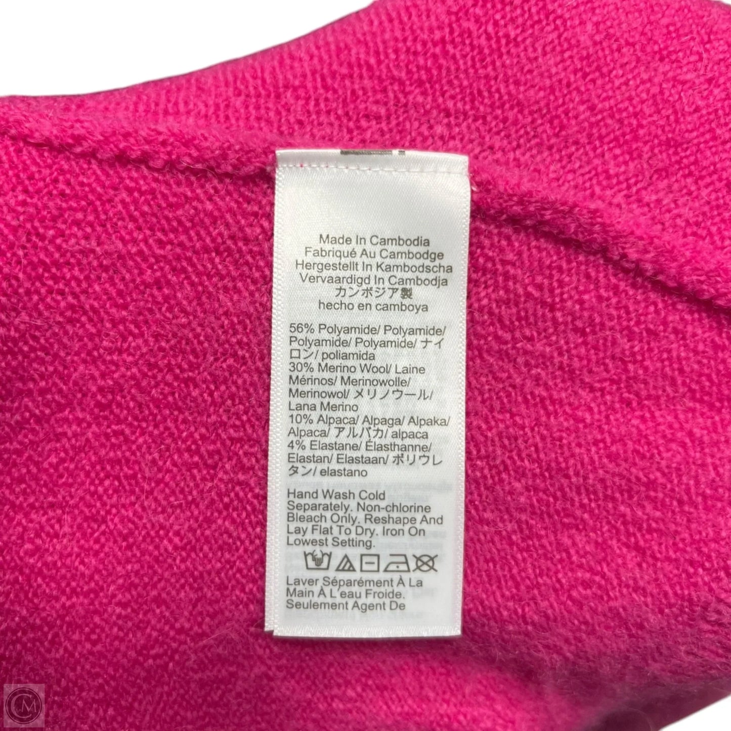 Sweater Cardigan By J. Crew In Pink, Size: S