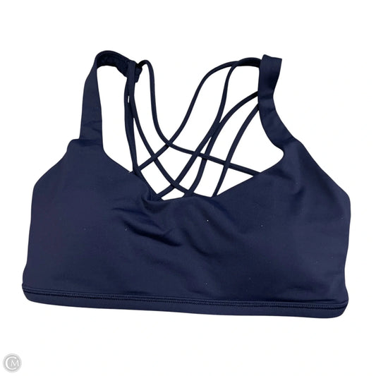 Athletic Bra By Lululemon In Navy, Size: 6