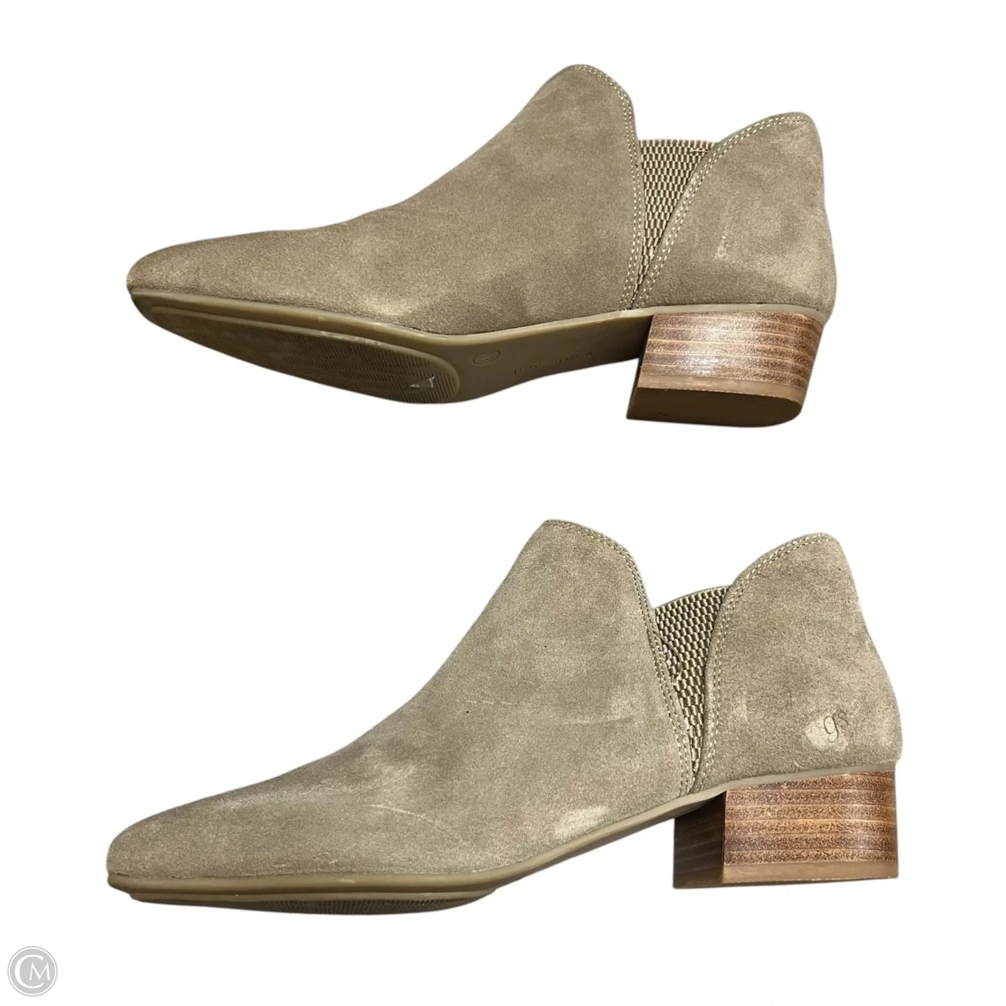 Boots Ankle Heels By Gentle Souls In Tan, Size: 8