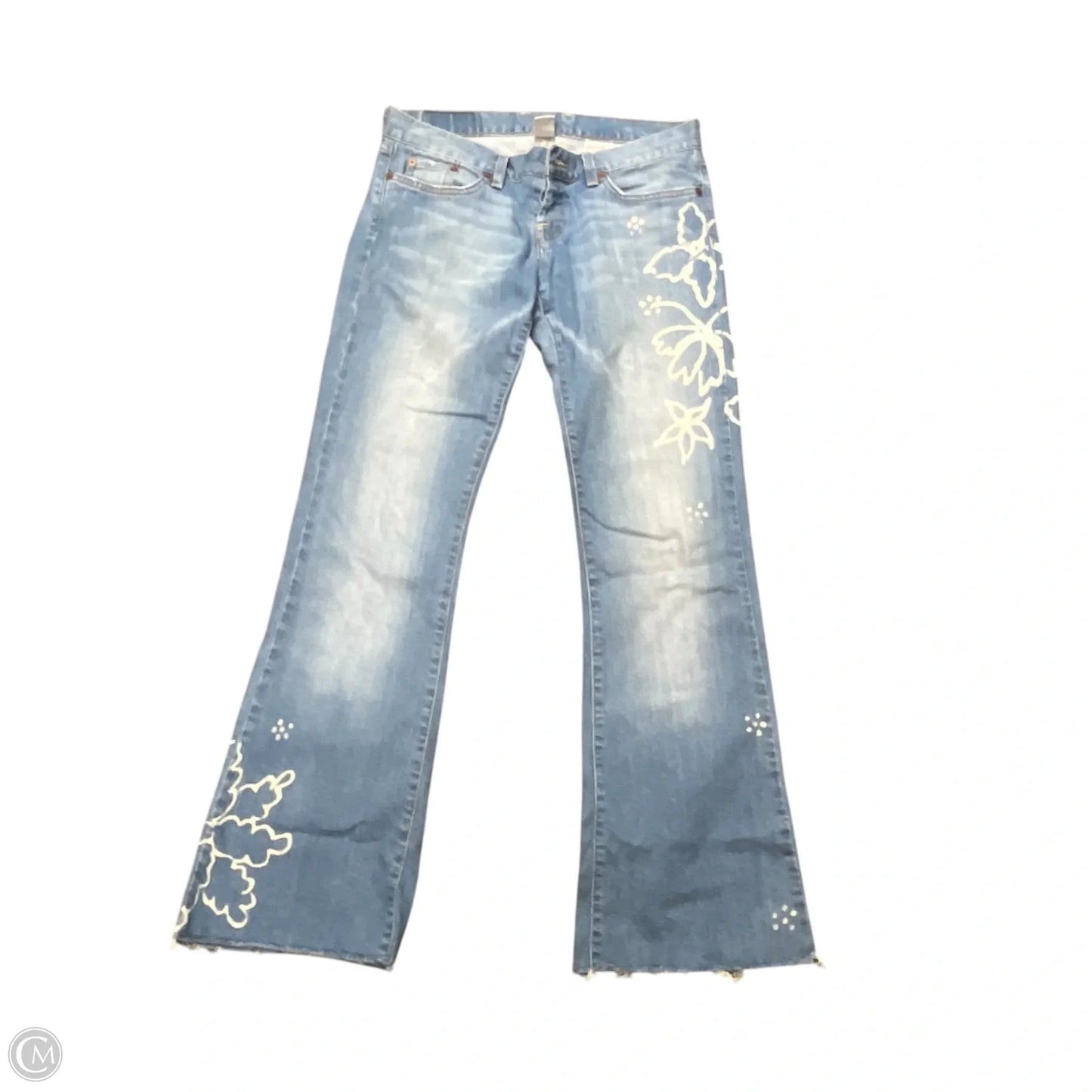 Jeans Flared By Lucky Brand In Blue Denim, Size: 6