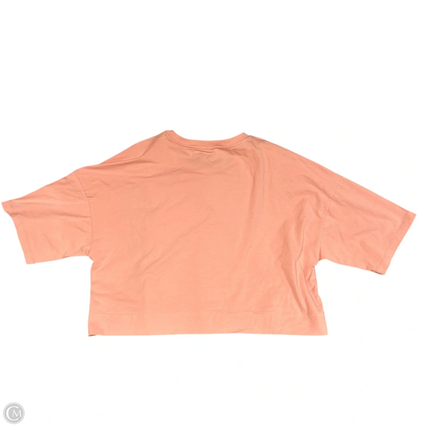 Top Short Sleeve Luxury Designer By Moschino In Peach, Size: L