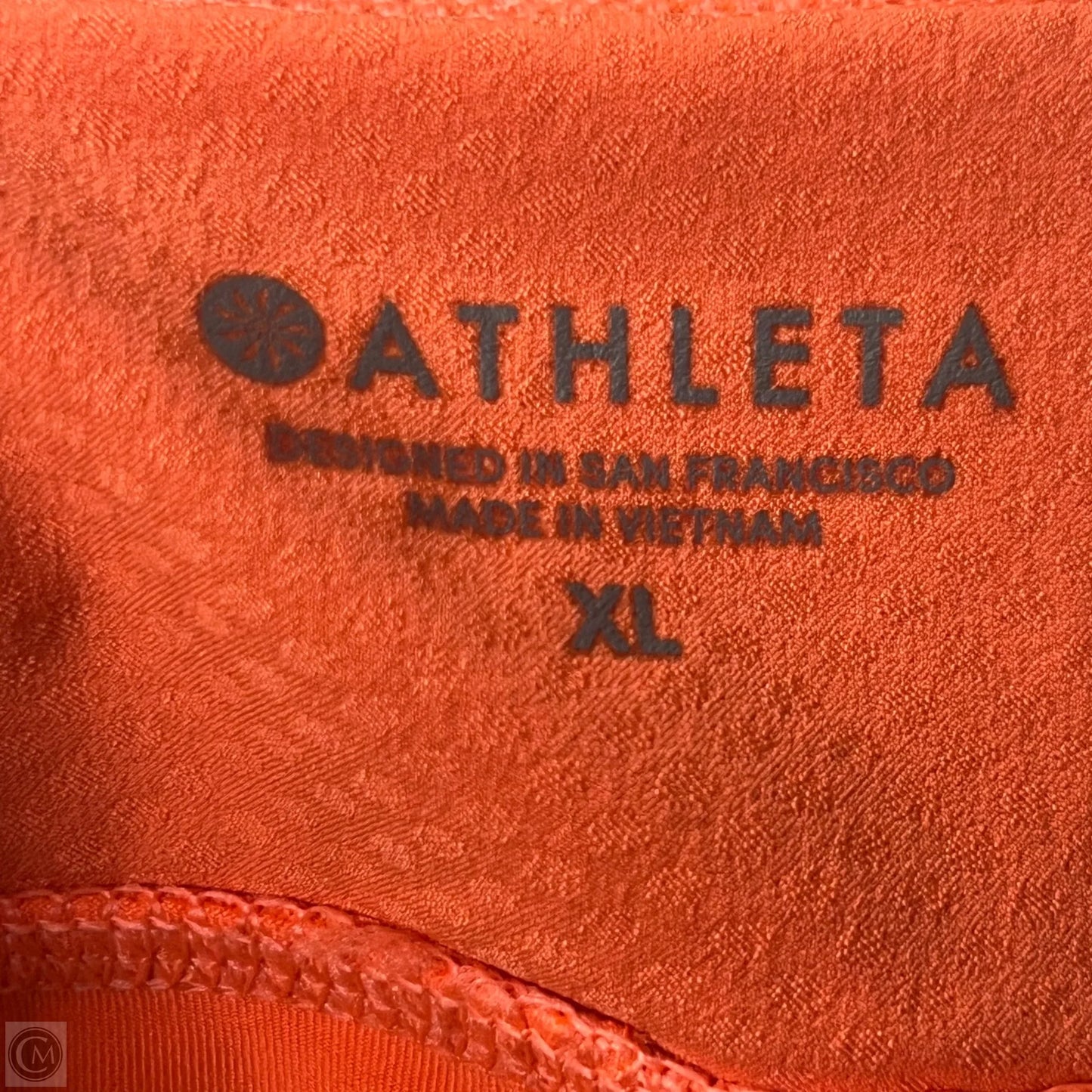 Athletic Skort By Athleta In Orange, Size: Xl