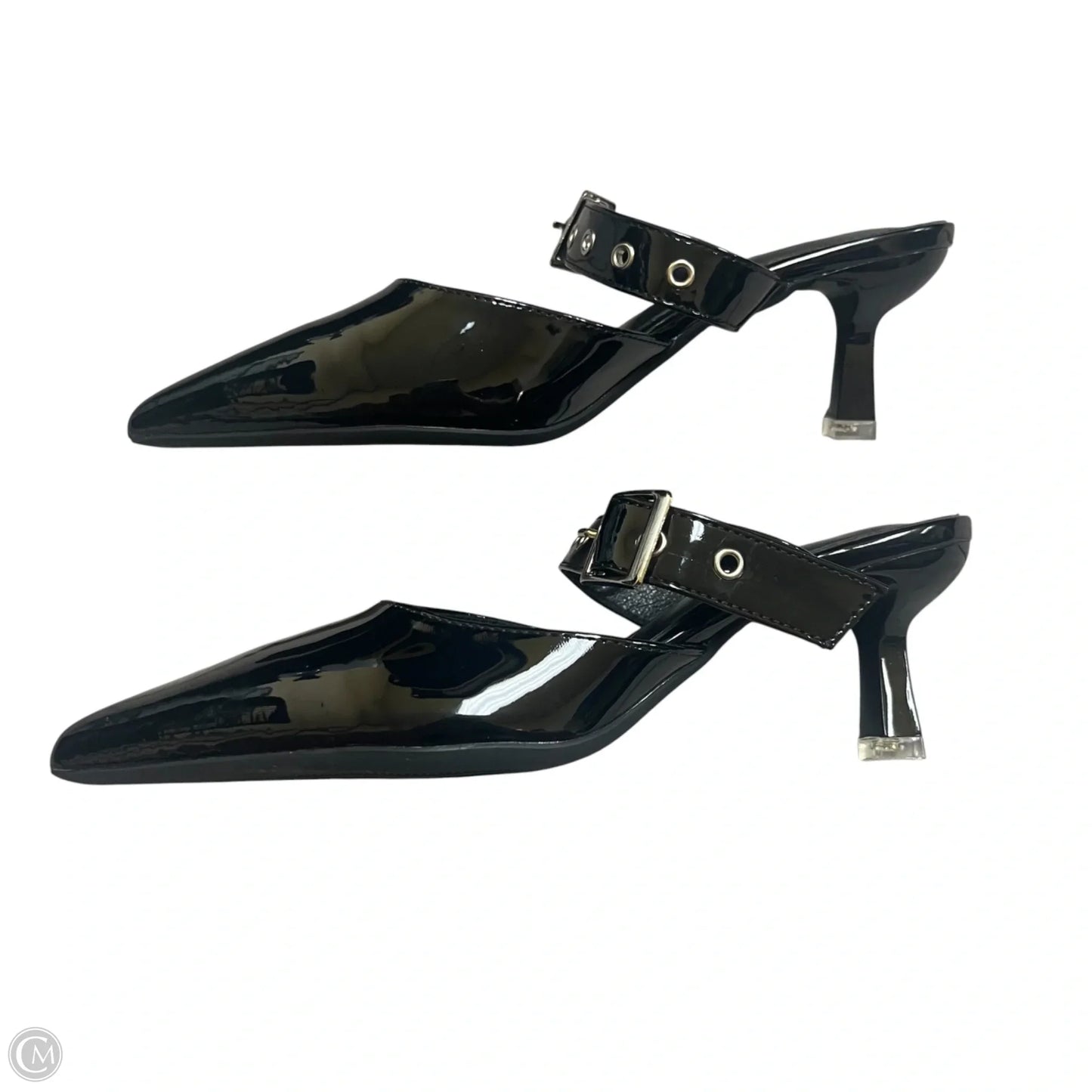 Shoes Heels Kitten In Black, Size: 6.5