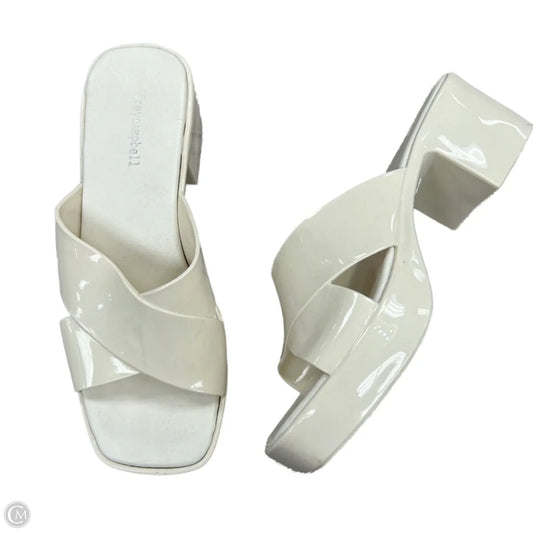 Shoes Heels Block By Jeffery Campbell In White, Size: 9