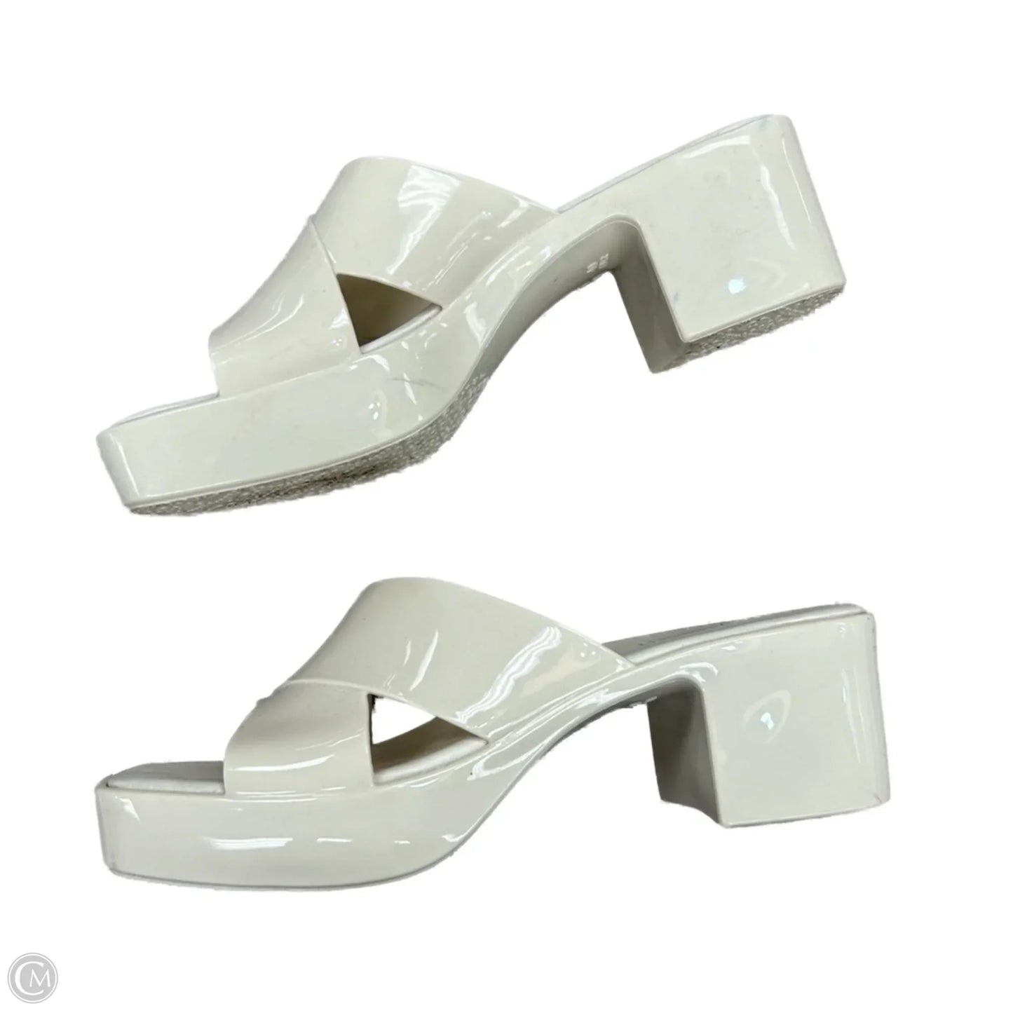 Shoes Heels Block By Jeffery Campbell In White, Size: 9