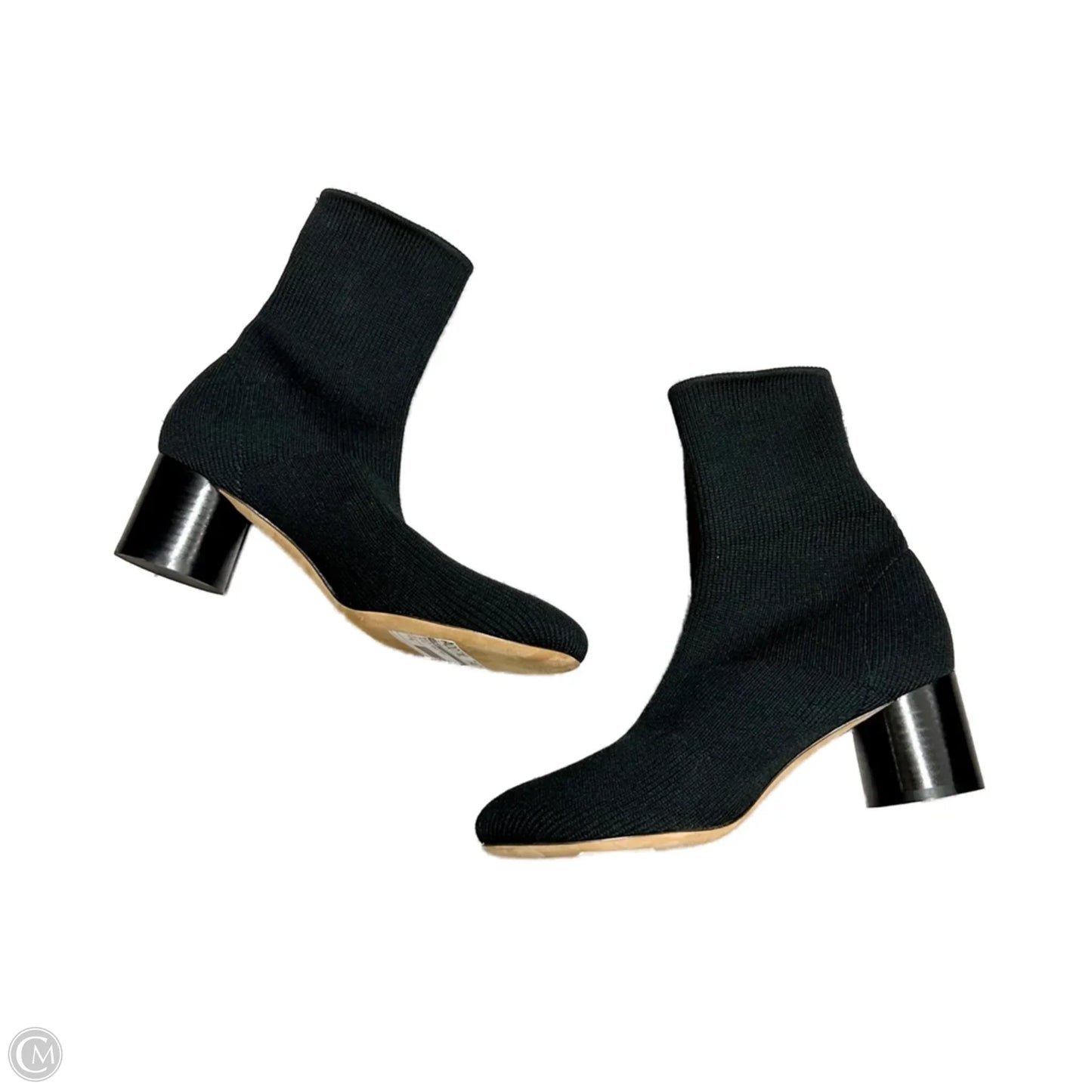 Boots Ankle Heels By Vince In Black, Size: 6