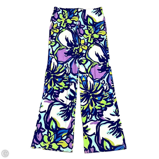 Pants Designer By Lilly Pulitzer In Blue & Green, Size: Xs