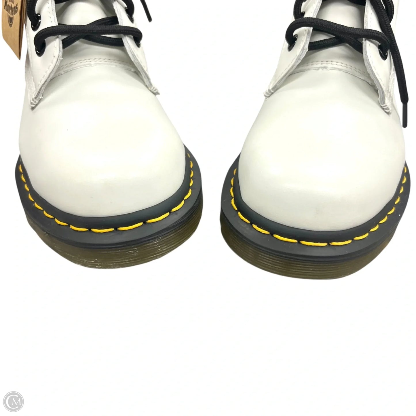 Boots Combat By Dr Martens In White, Size: 6