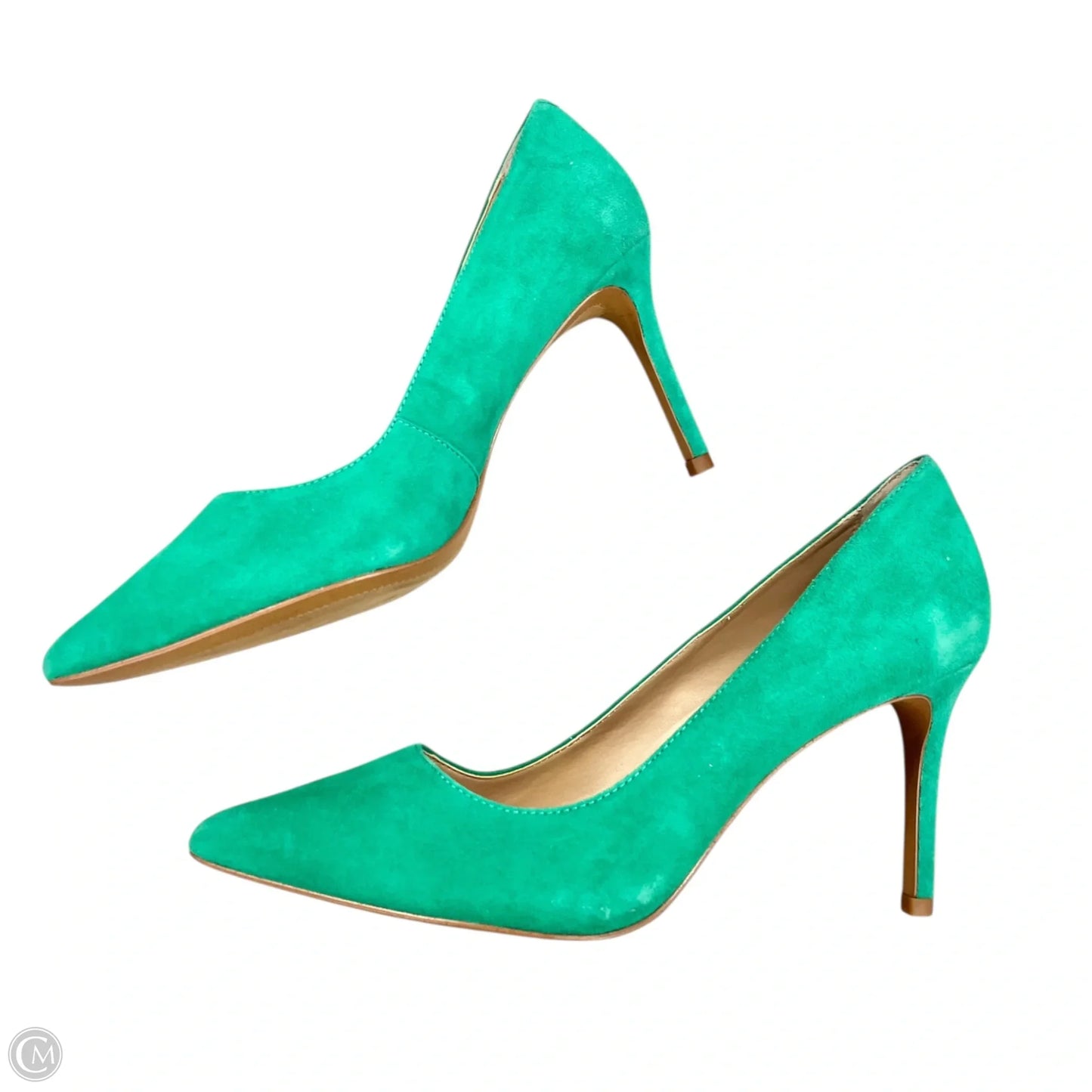 Shoes Heels Stiletto By Banana Republic In Green, Size: 7.5