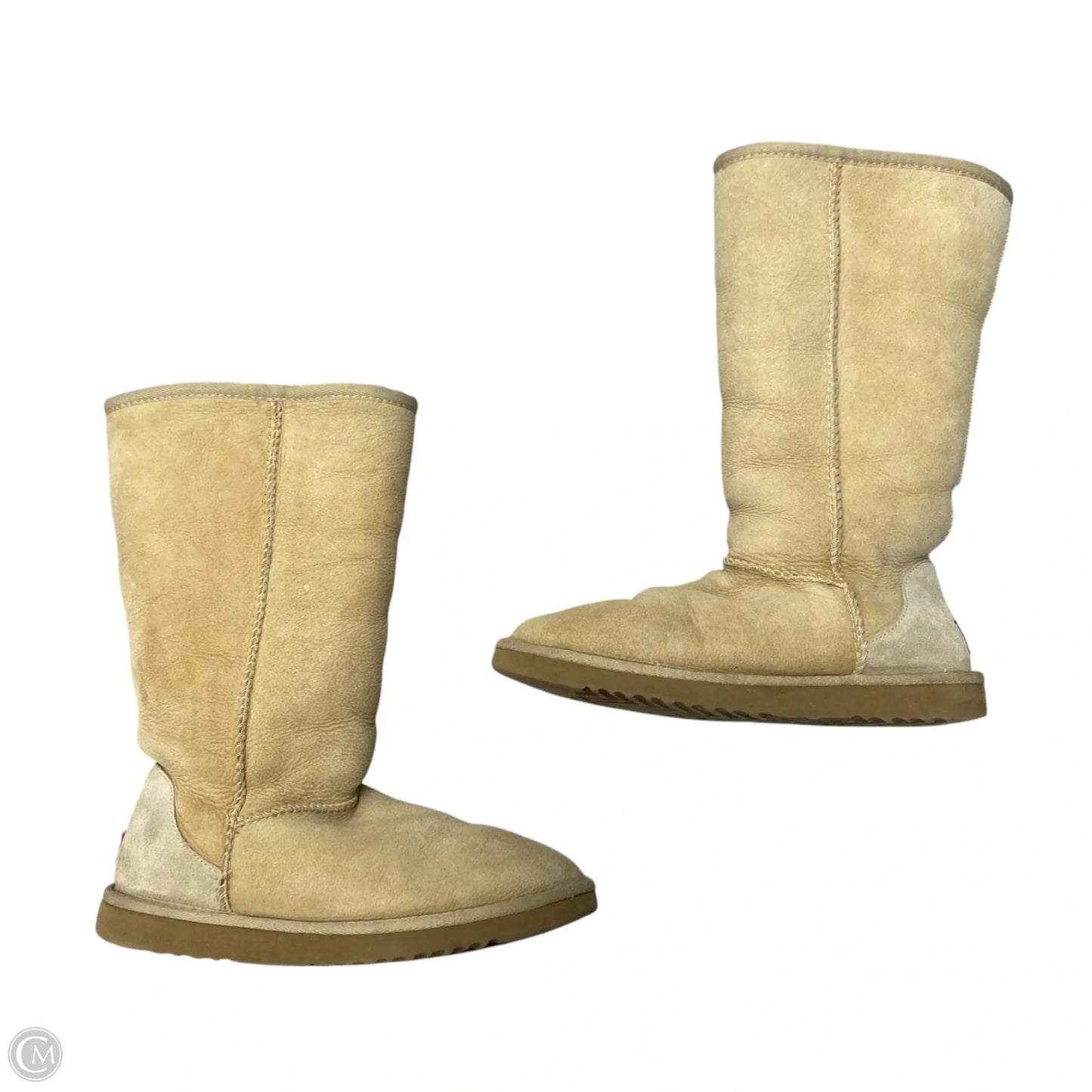 Boots Designer By Ugg In Tan, Size: 7