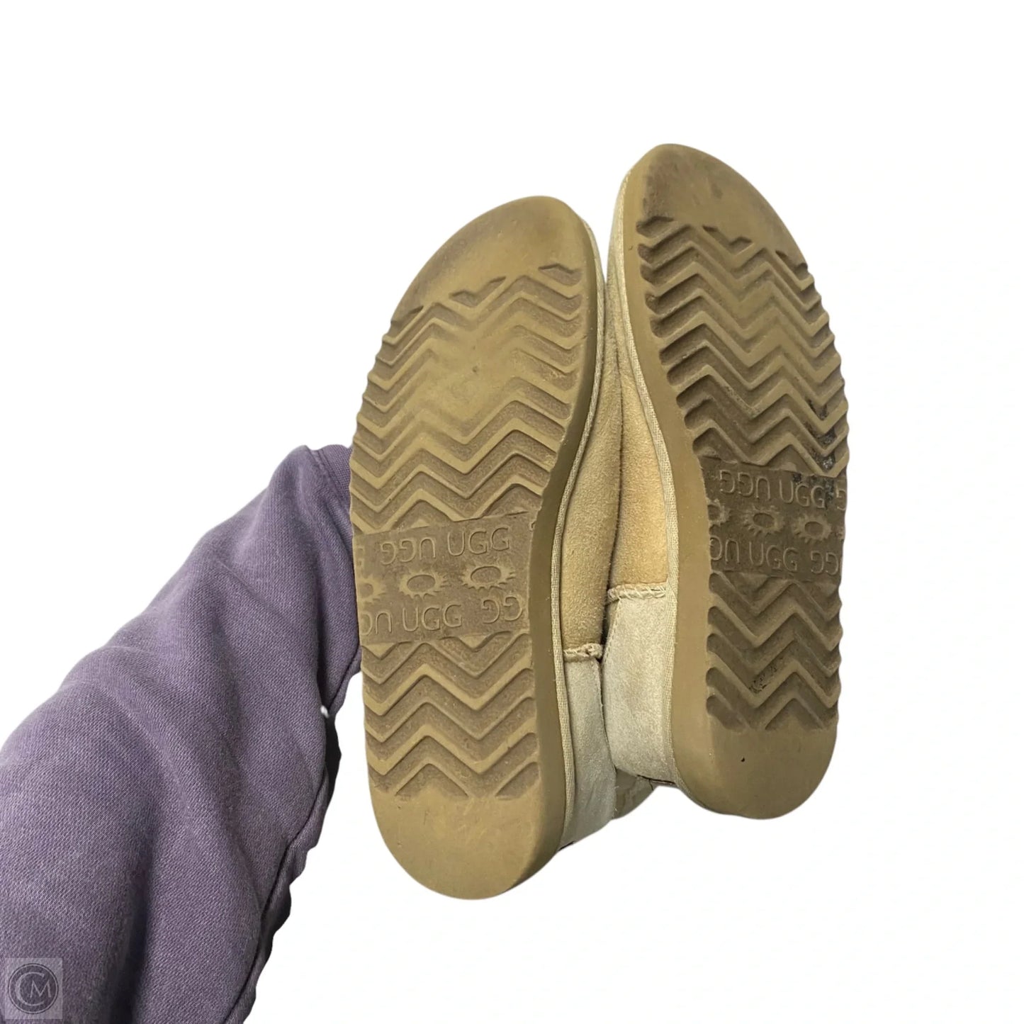 Boots Designer By Ugg In Tan, Size: 7