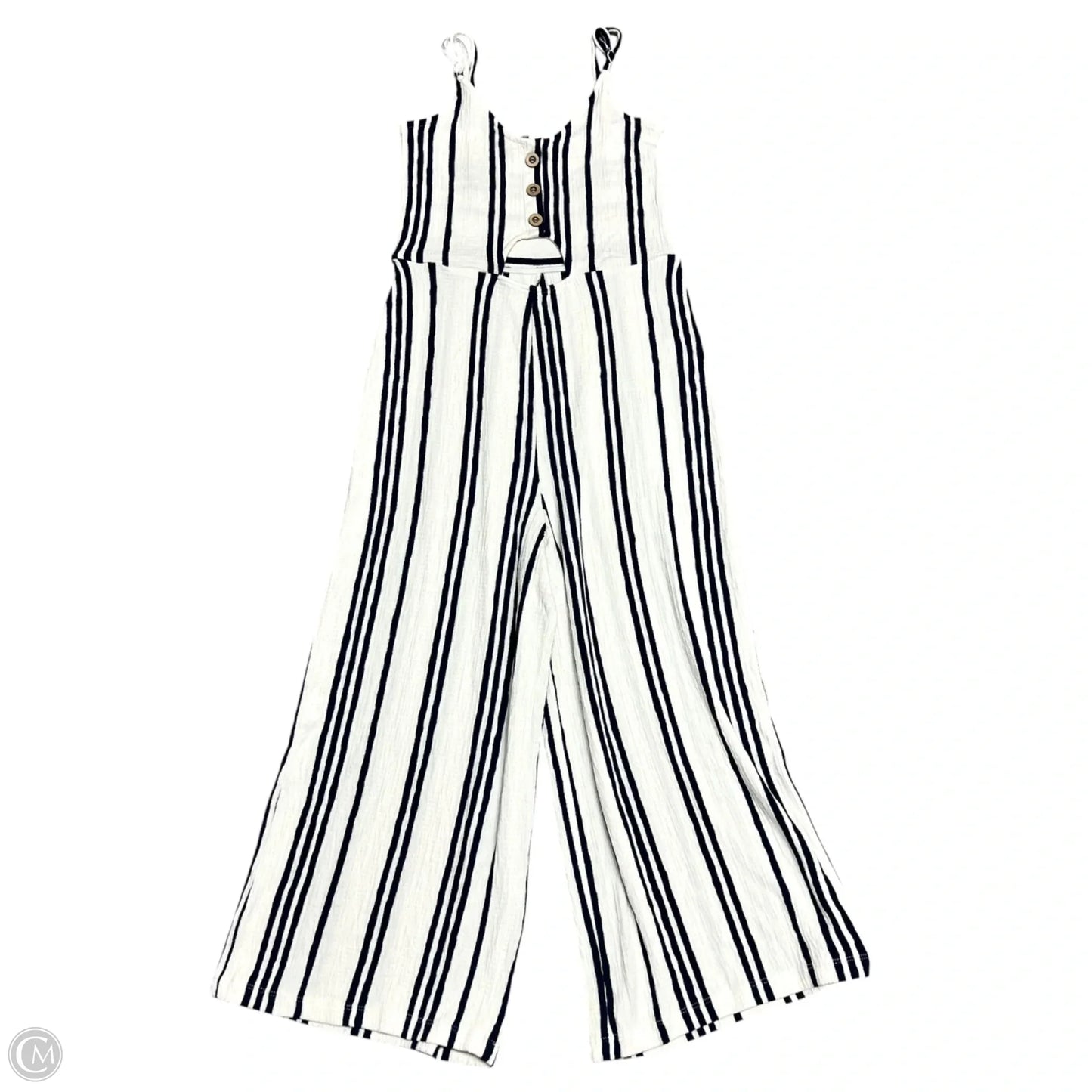 Jumpsuit By Love Tree In Blue & Cream, Size: S