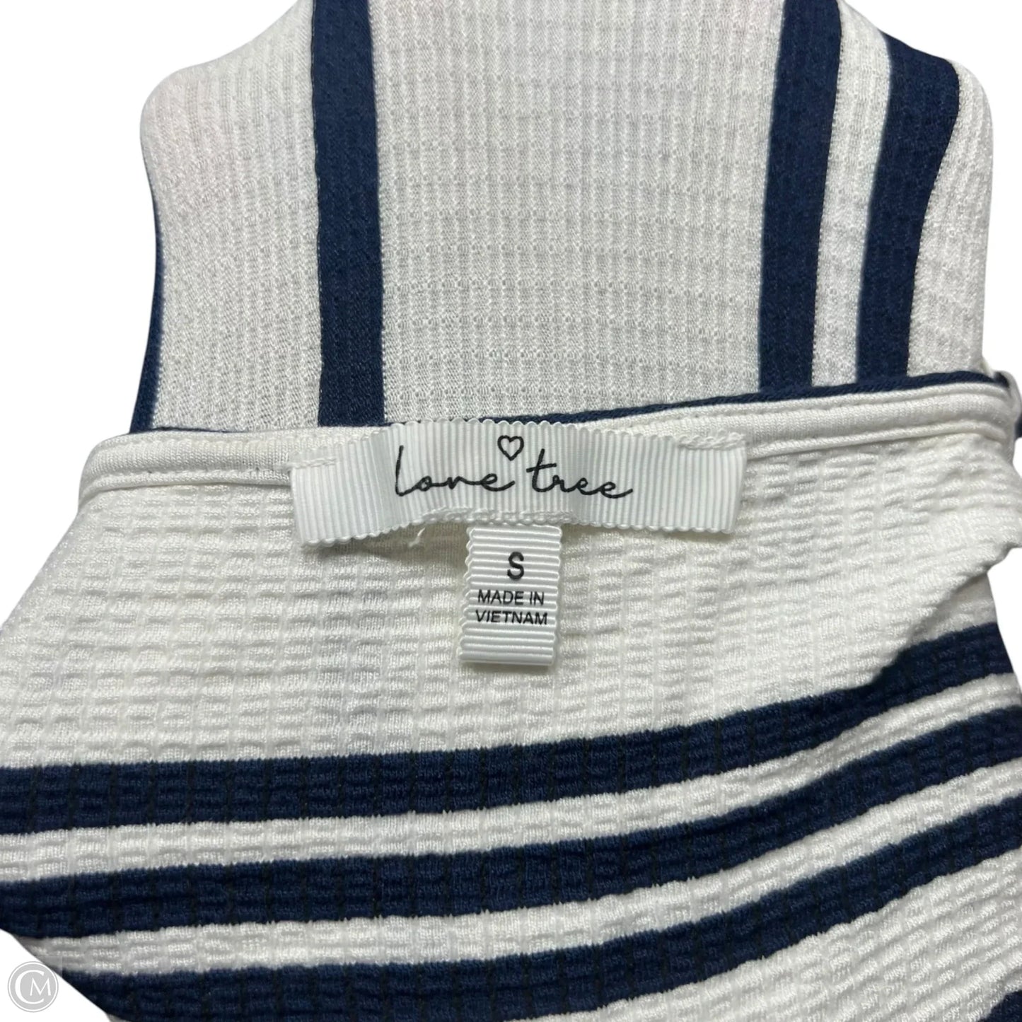 Jumpsuit By Love Tree In Blue & Cream, Size: S