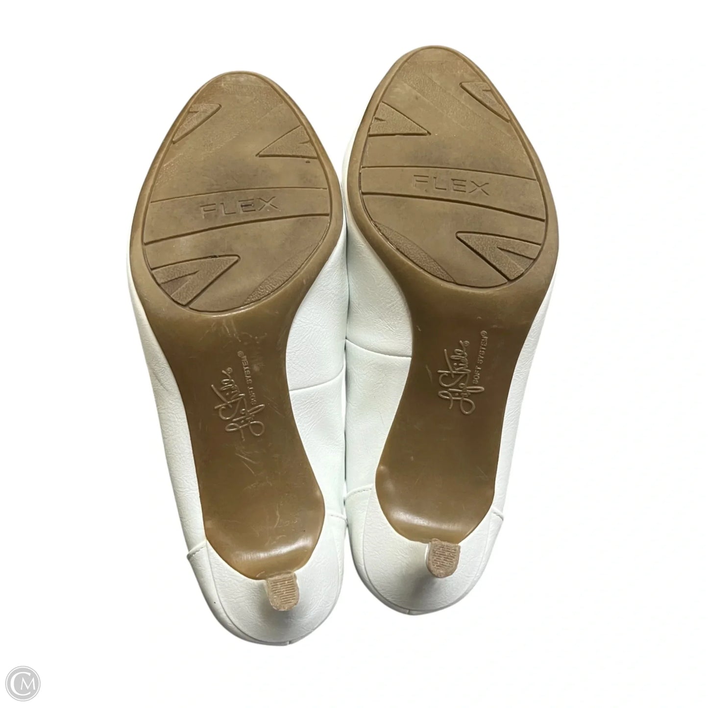 Shoes Heels Kitten By Life Stride In White, Size: 7.5