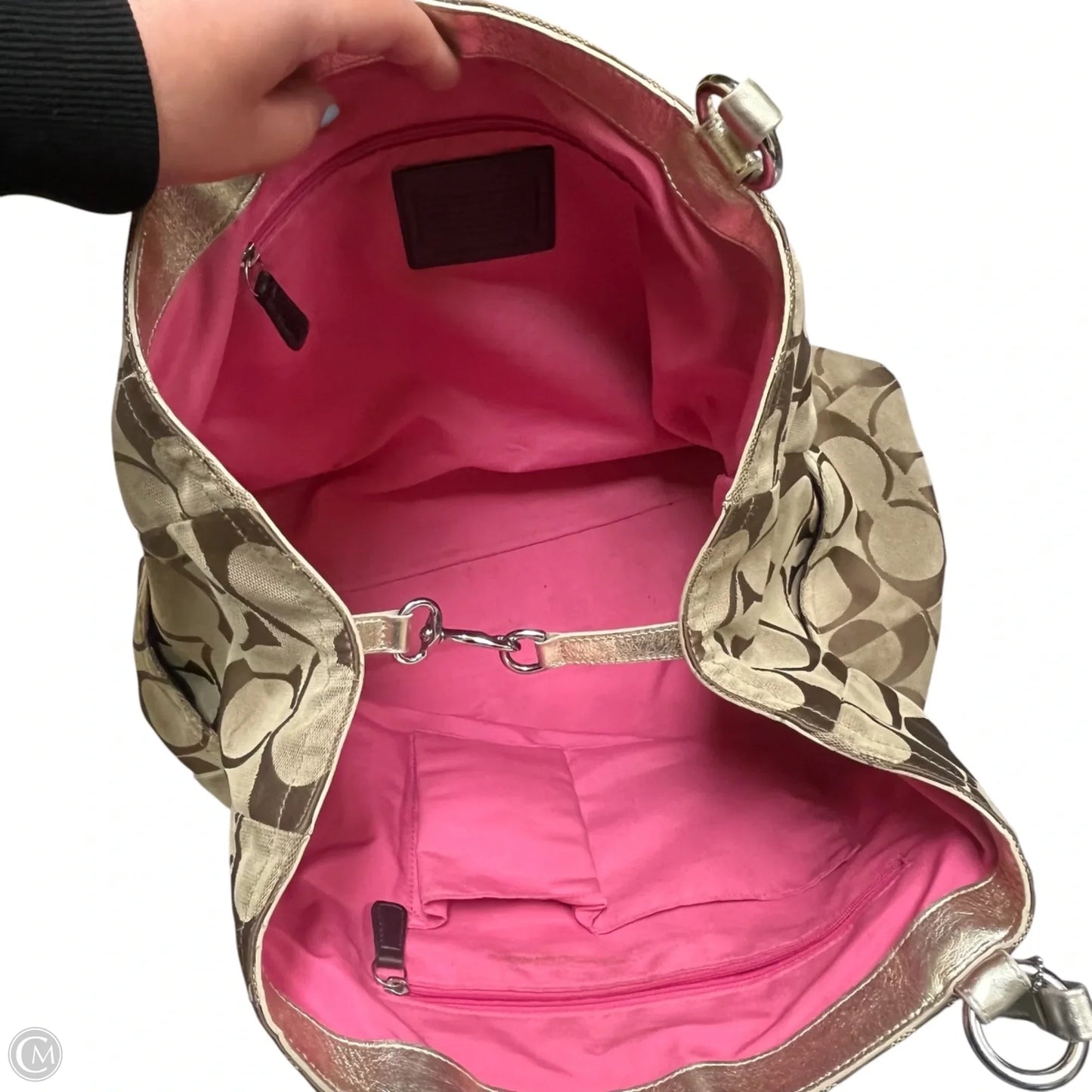 Handbag Designer By Coach, Size: Large