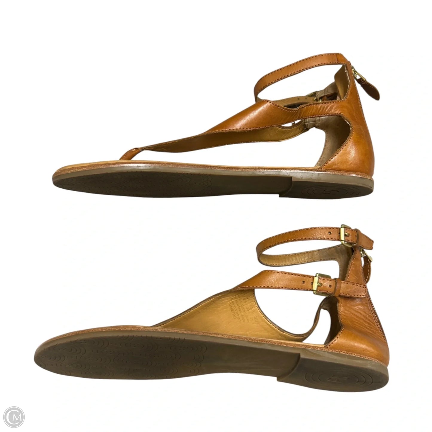 Sandals Flats By Franco Sarto In Brown, Size: 8.5