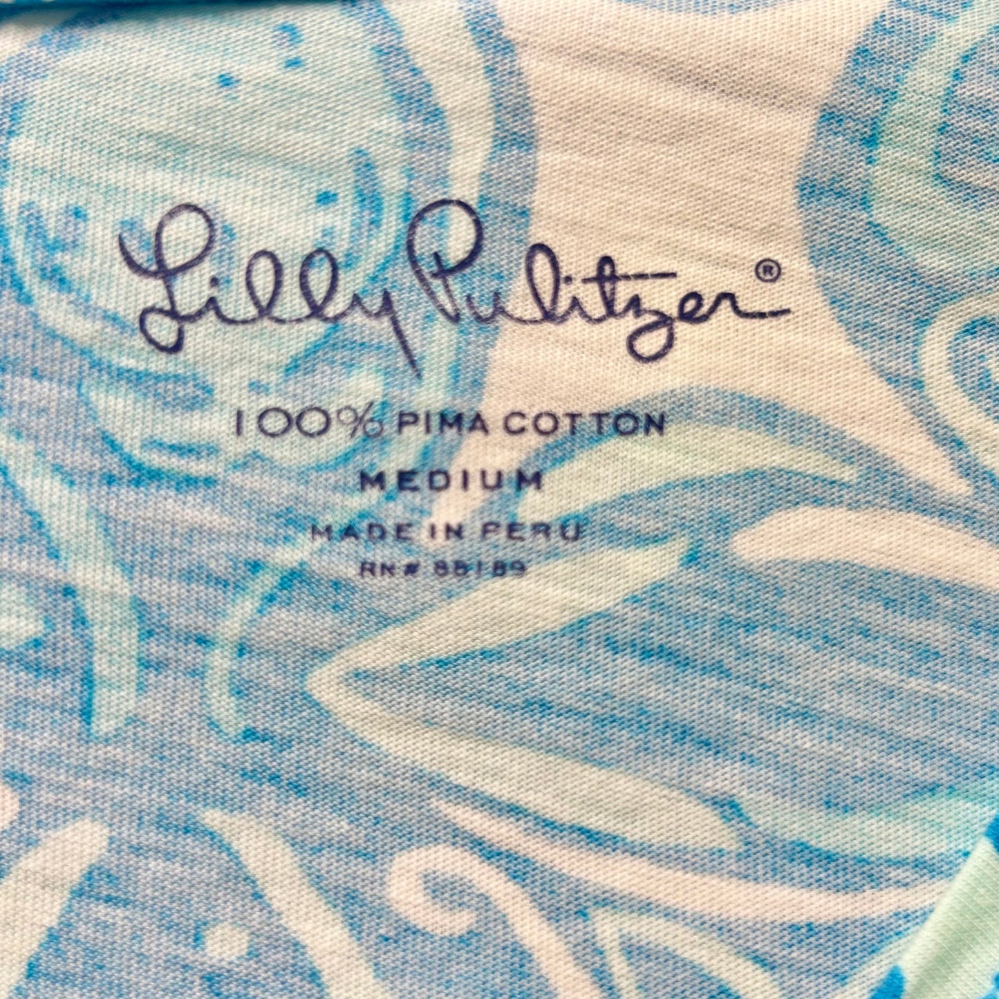 Dress Designer By Lilly Pulitzer In Blue & White, Size: M