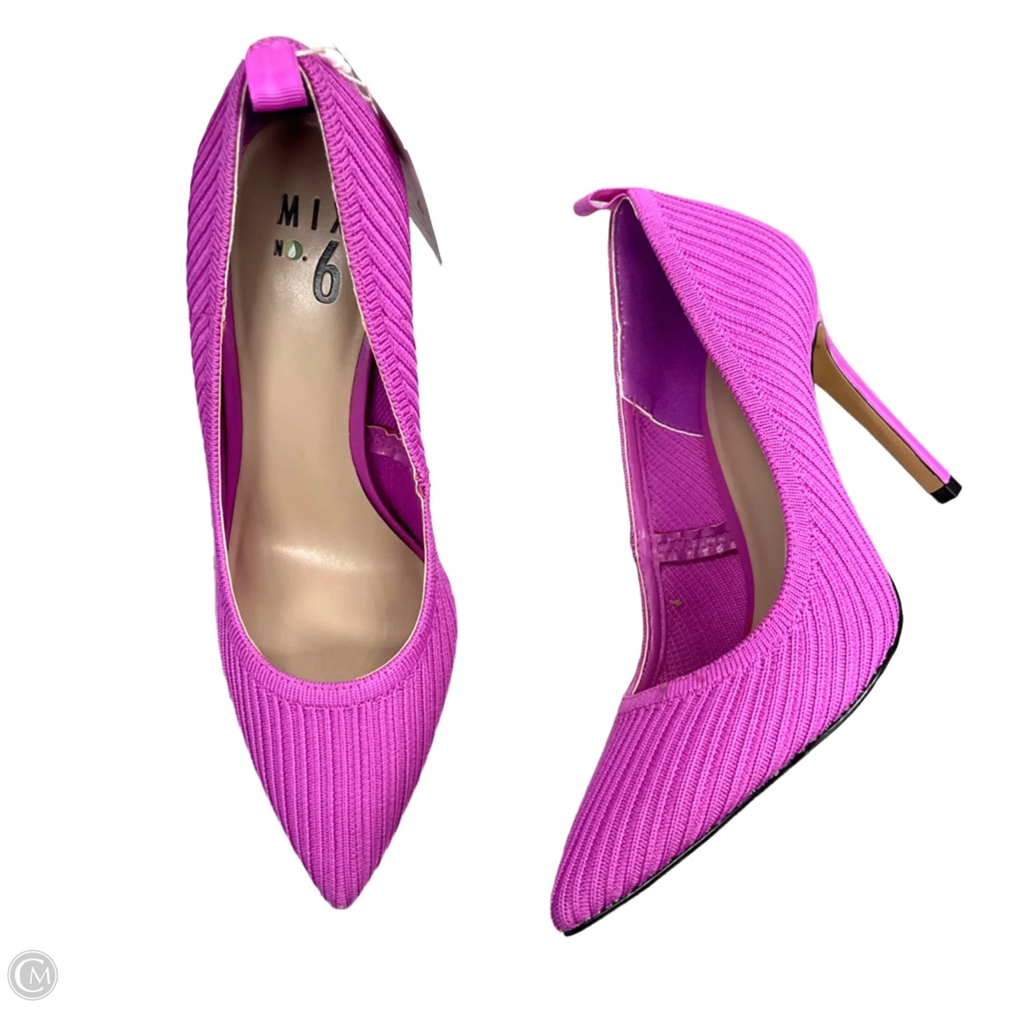 Shoes Heels Block By Mix No 6 In Purple, Size: 8