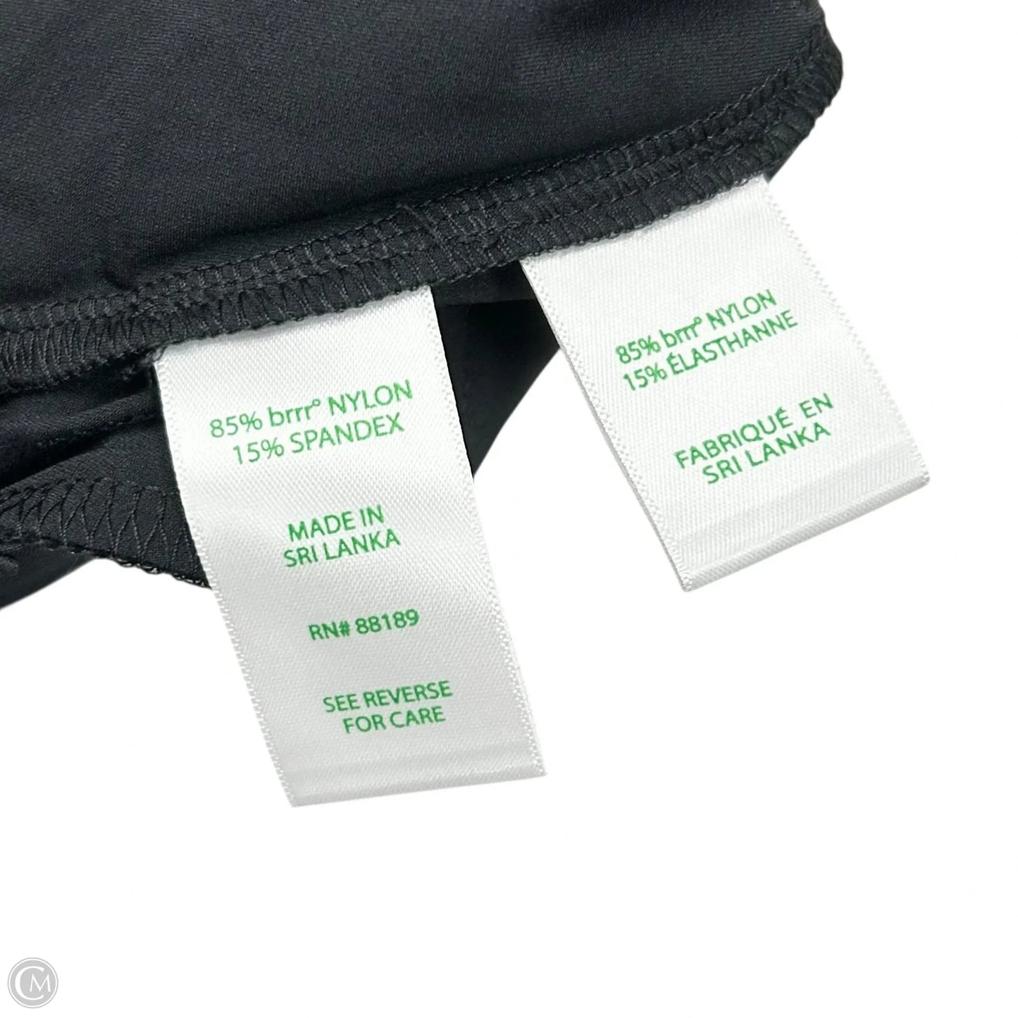 Pants Designer By Lilly Pulitzer In Black & Gold, Size: 00