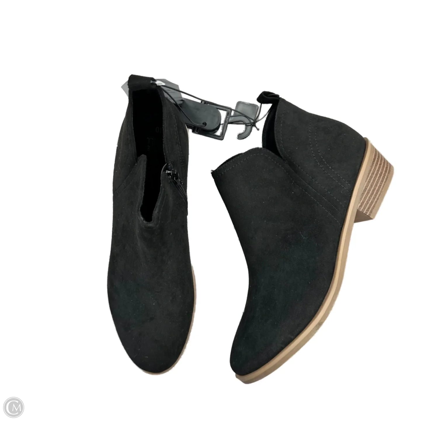 Boots Ankle Heels By Aldo In Black, Size: 10