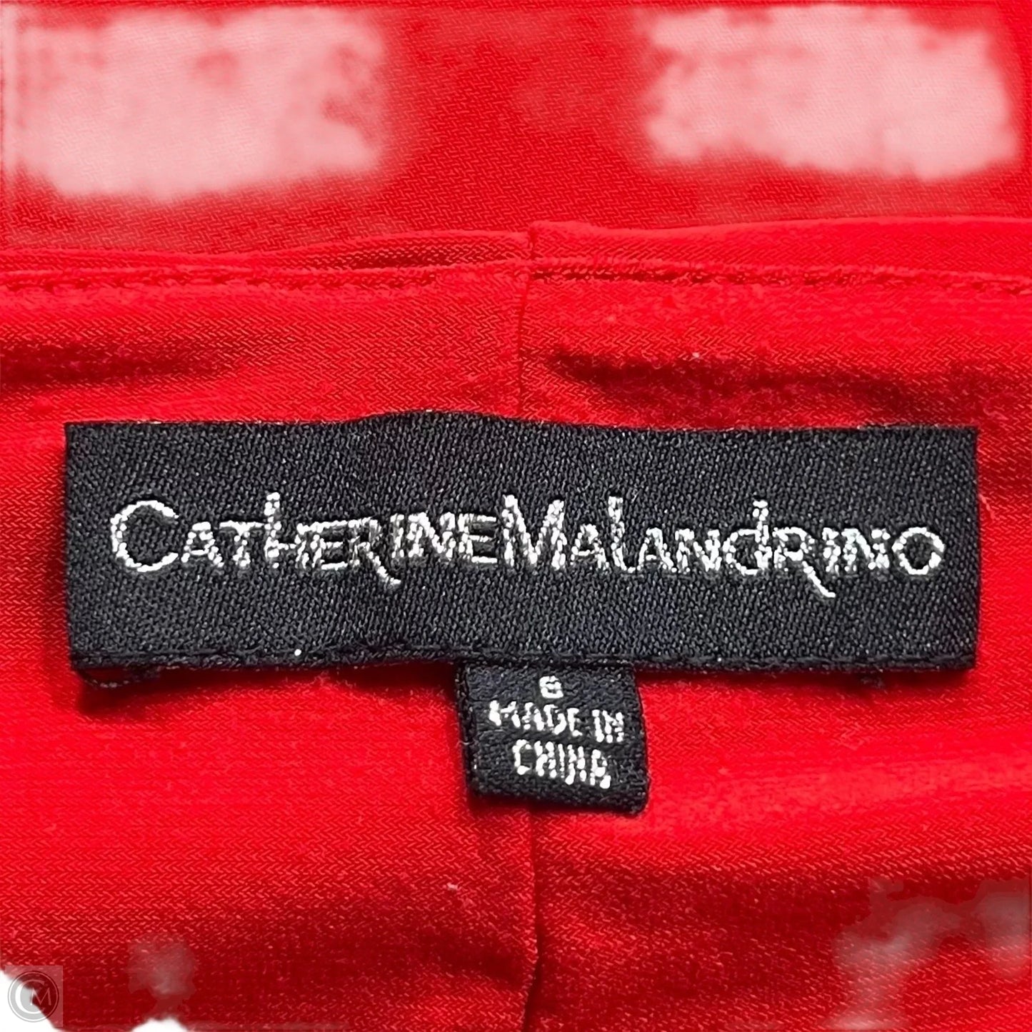 Dress Party Midi By Catherine Malandrino In Red, Size: M
