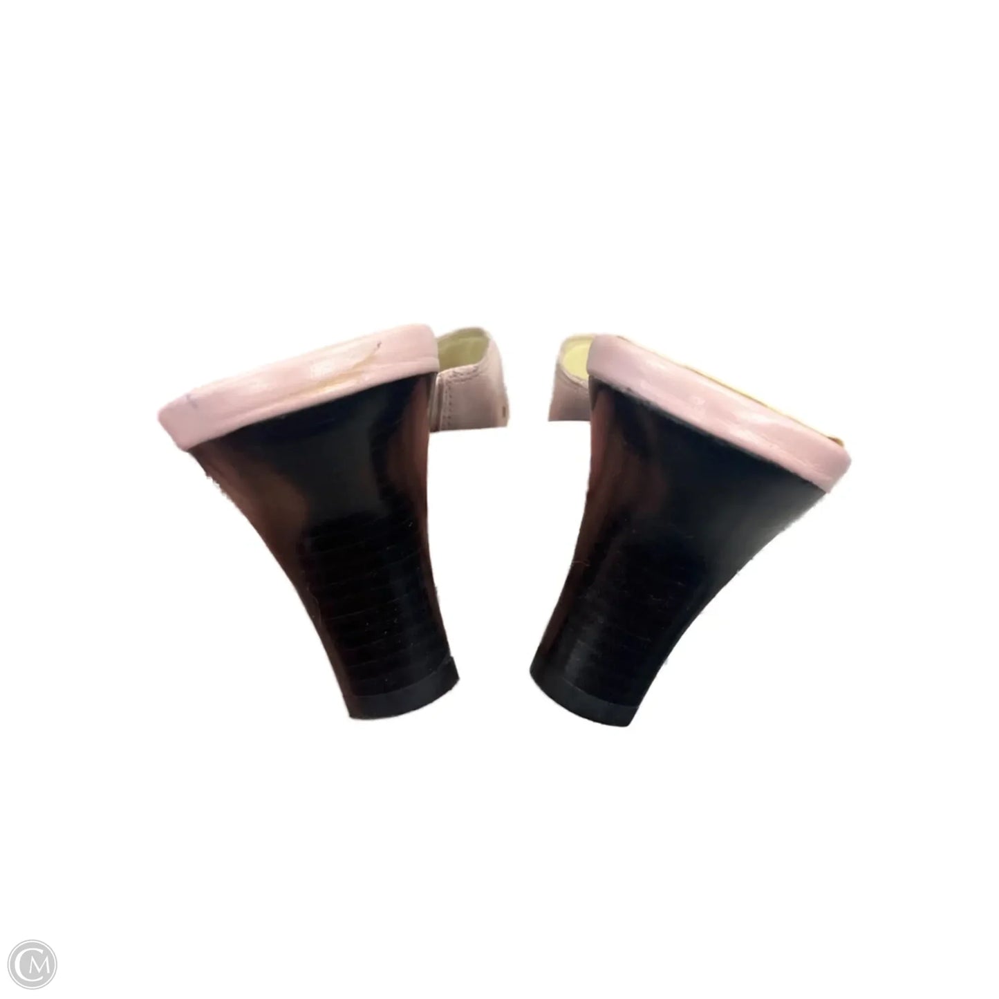 Sandals Heels Block By Nine And Company In Pink, Size: 8