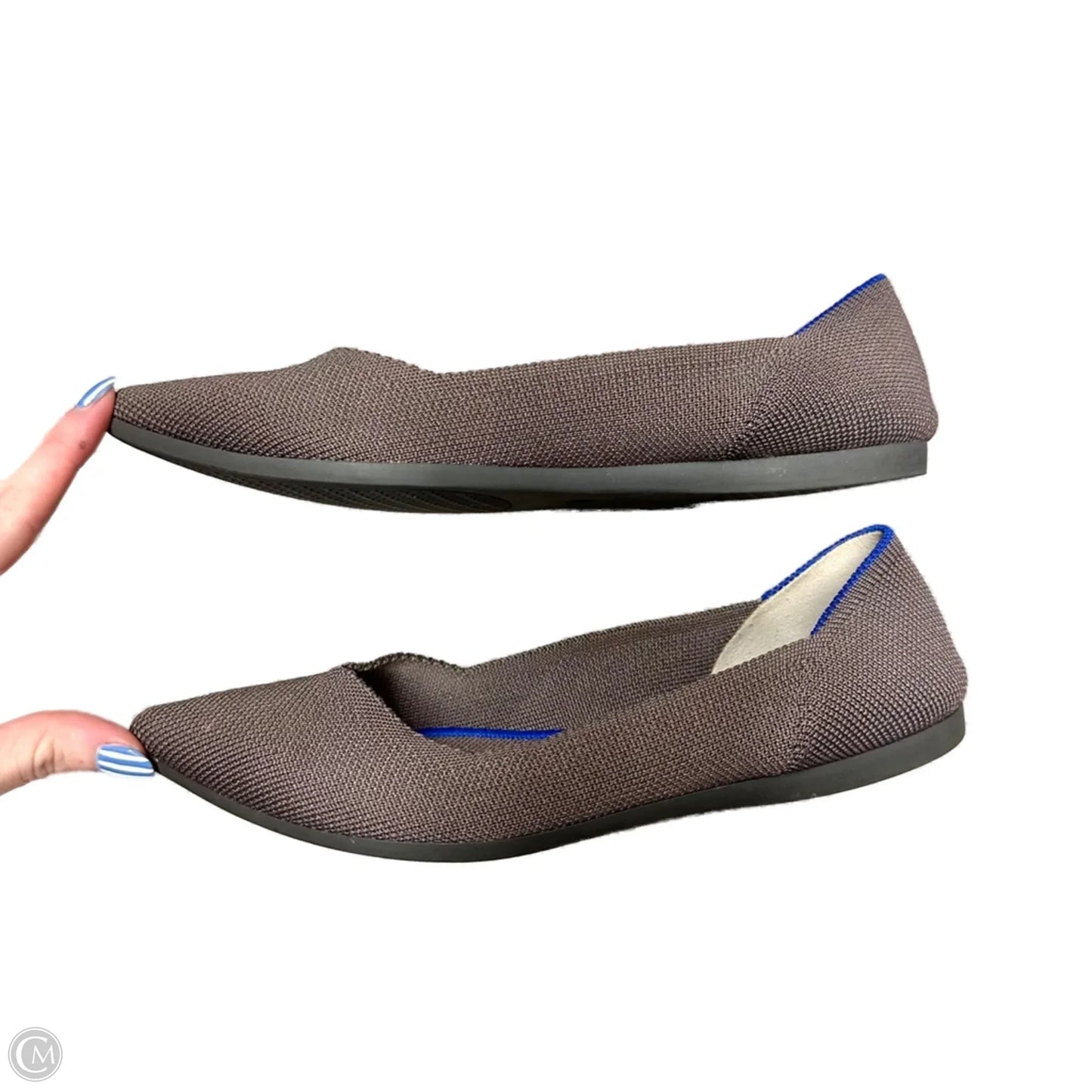 Shoes Flats By Rothys In Grey, Size: 5.5