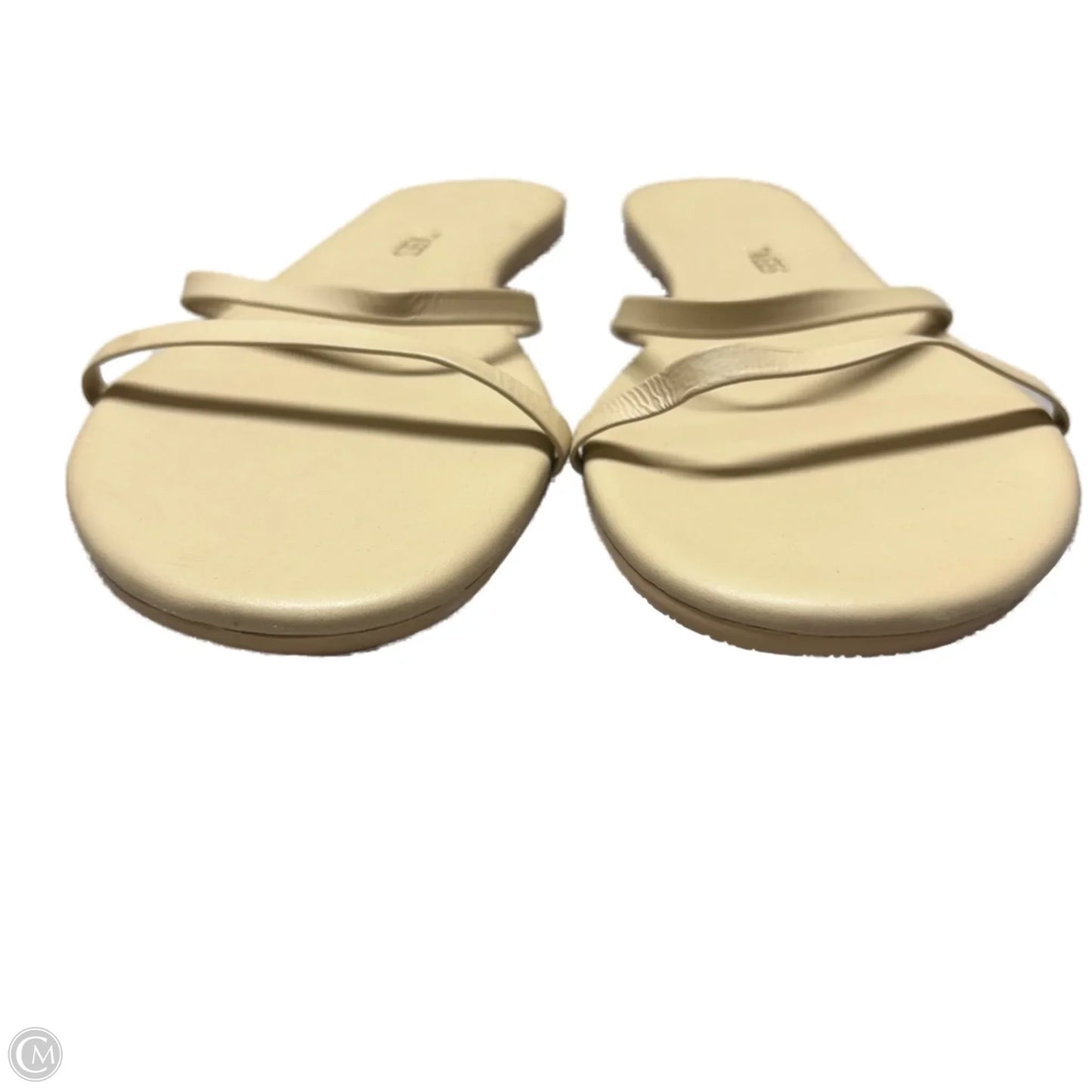 Sandals Flats By Tkees In Tan, Size: 10